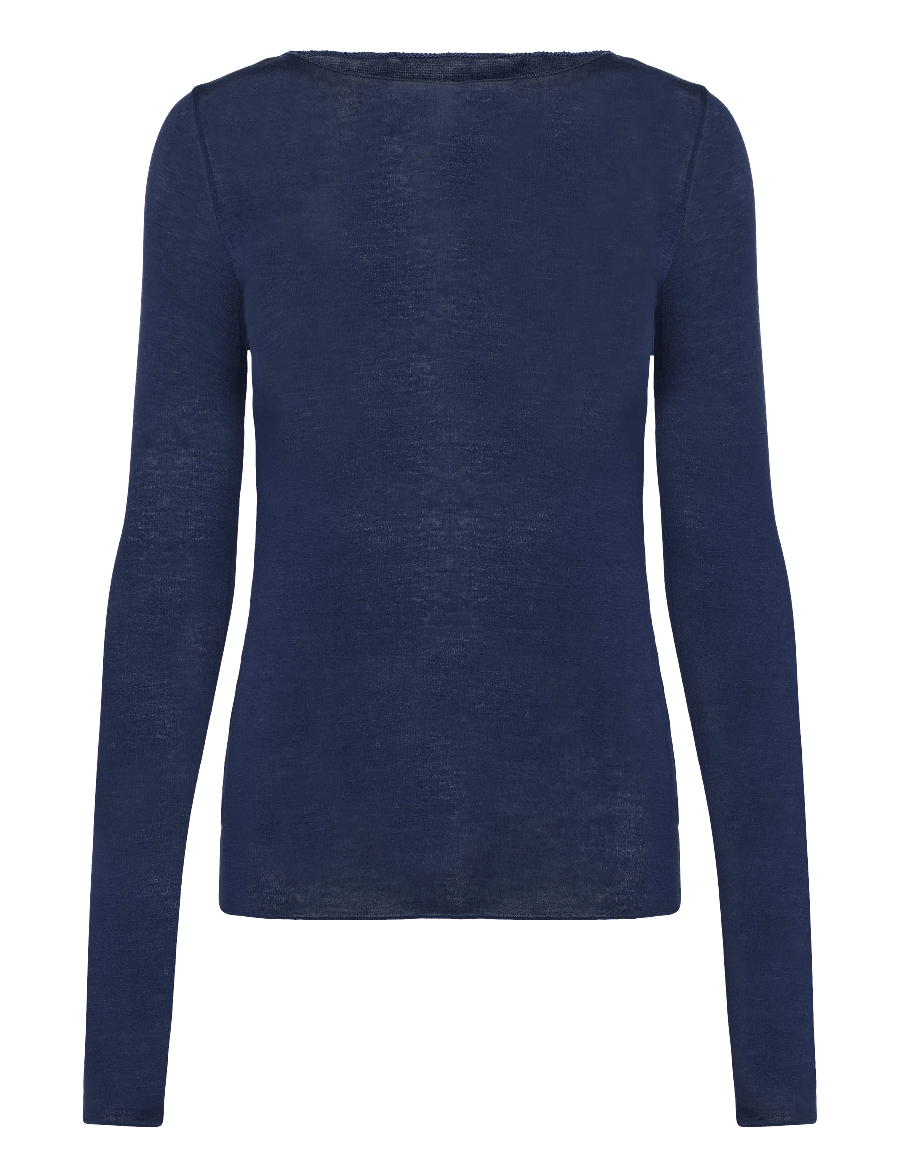 Hunkemöller - TOP LS BOATNECK INTIMATES - peacoat - 0