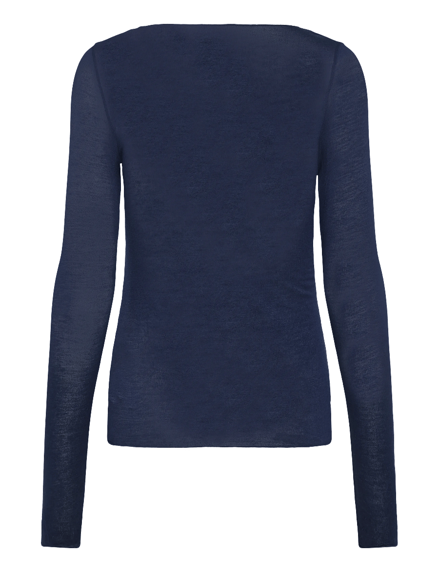Hunkemöller - TOP LS BOATNECK INTIMATES - peacoat - 1