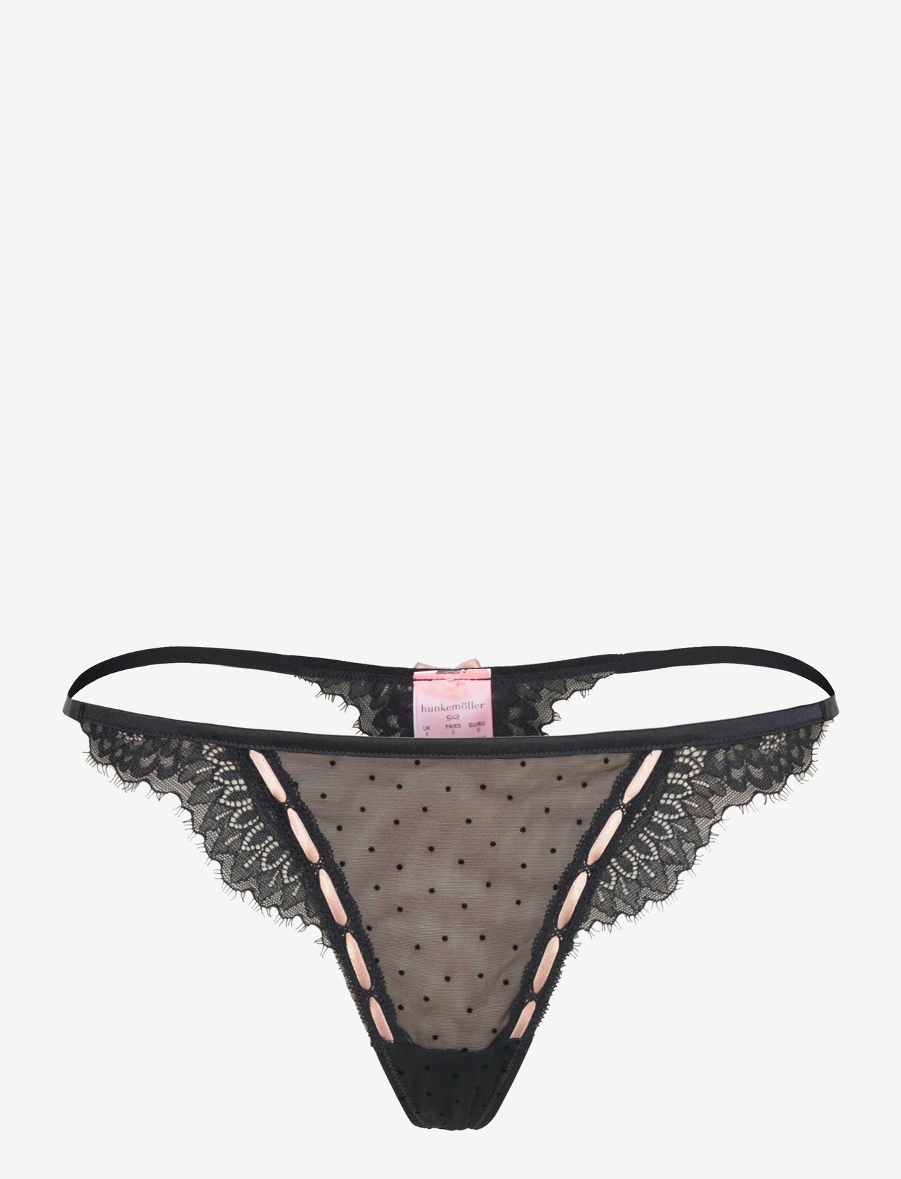 Hunkemöller - Dorothy Hl String Tr - laveste priser - caviar - 0
