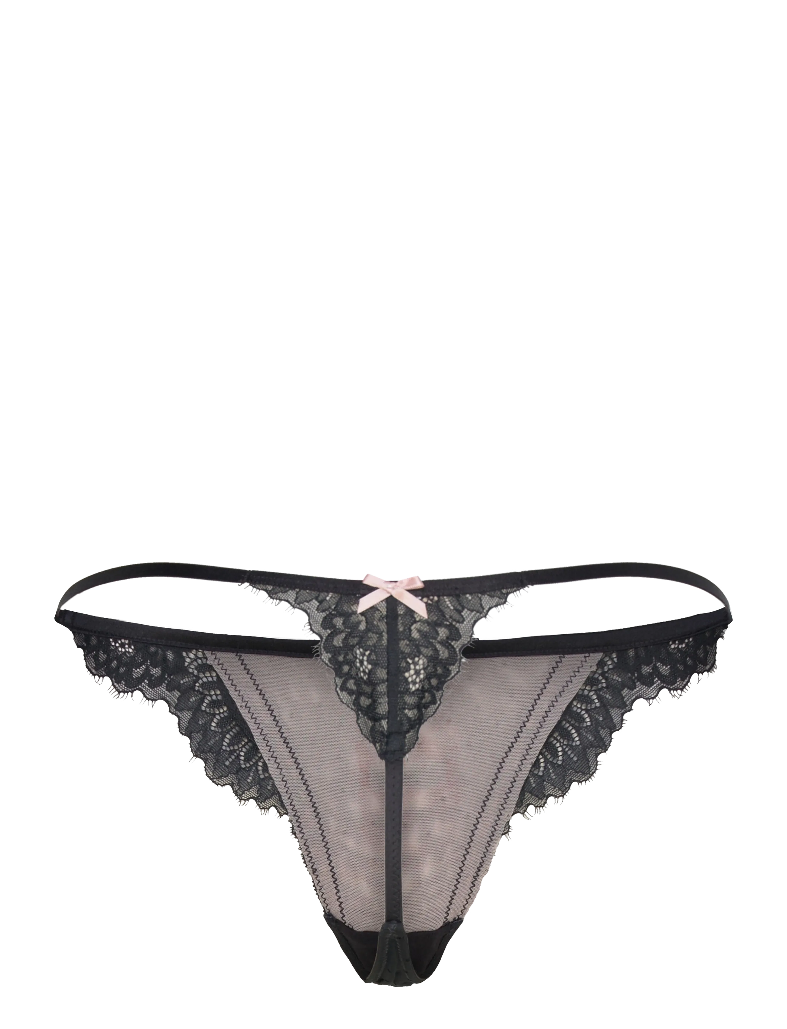 Hunkemöller - Dorothy Hl String Tr - die niedrigsten preise - caviar - 1