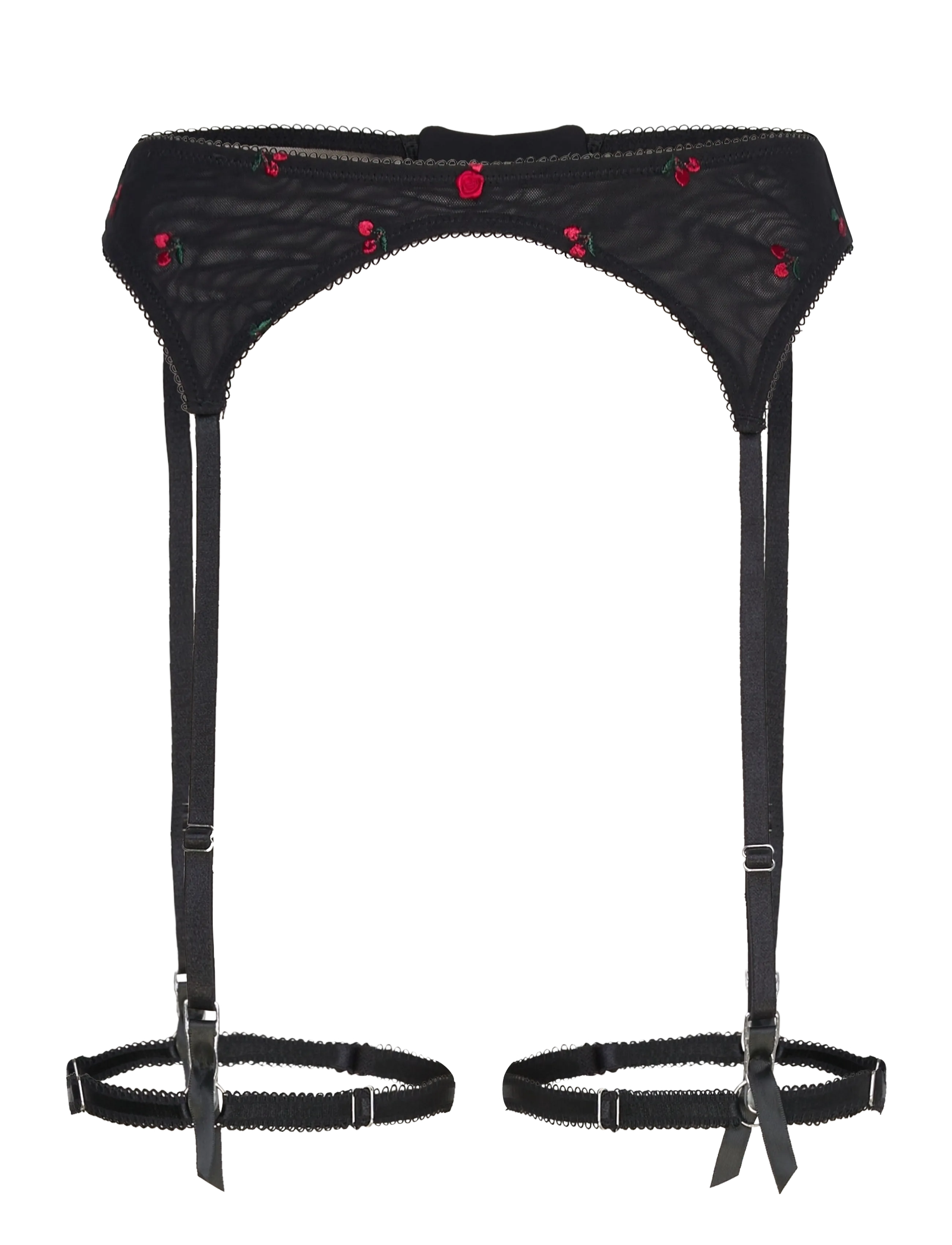 Hunkemöller Chelsey Suspender - Nyheder - CAVIAR / black