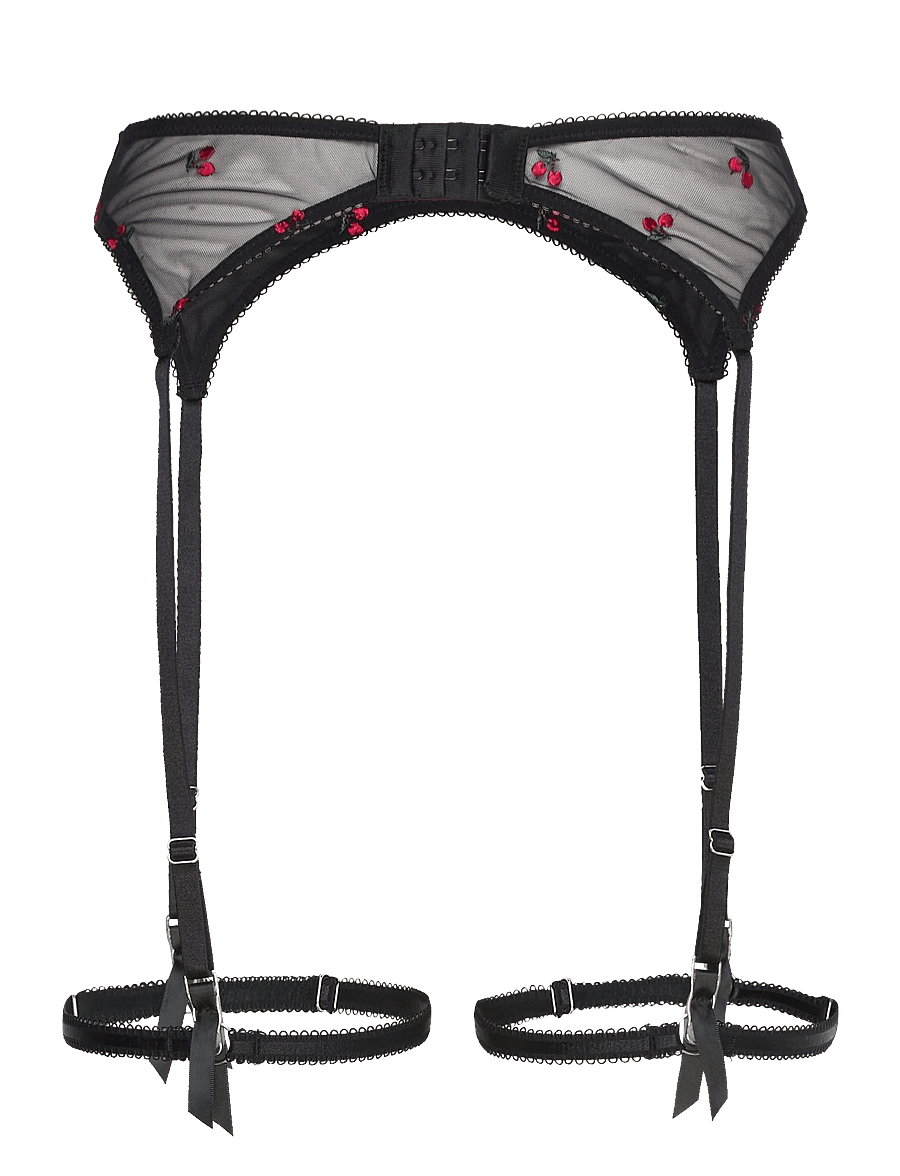 Hunkemöller - Chelsey Suspender - strumpebandshållare - caviar - 2