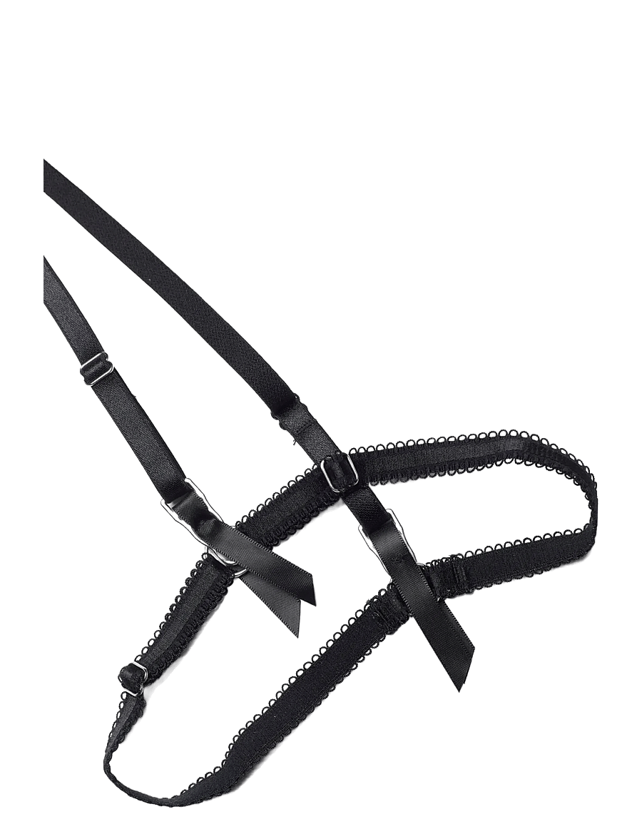 Hunkemöller - Chelsey Suspender - strumpebandshållare - caviar - 3