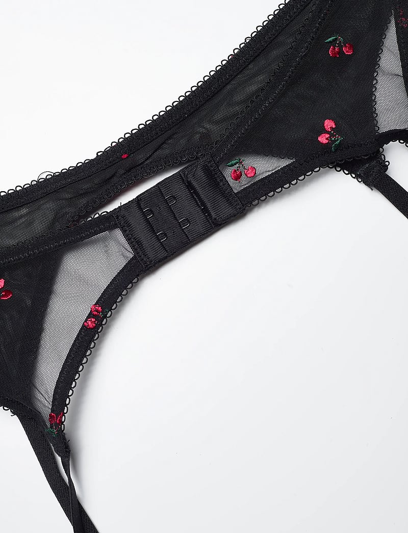 Hunkemöller - Chelsey Suspender - strumpebandshållare - caviar - 4