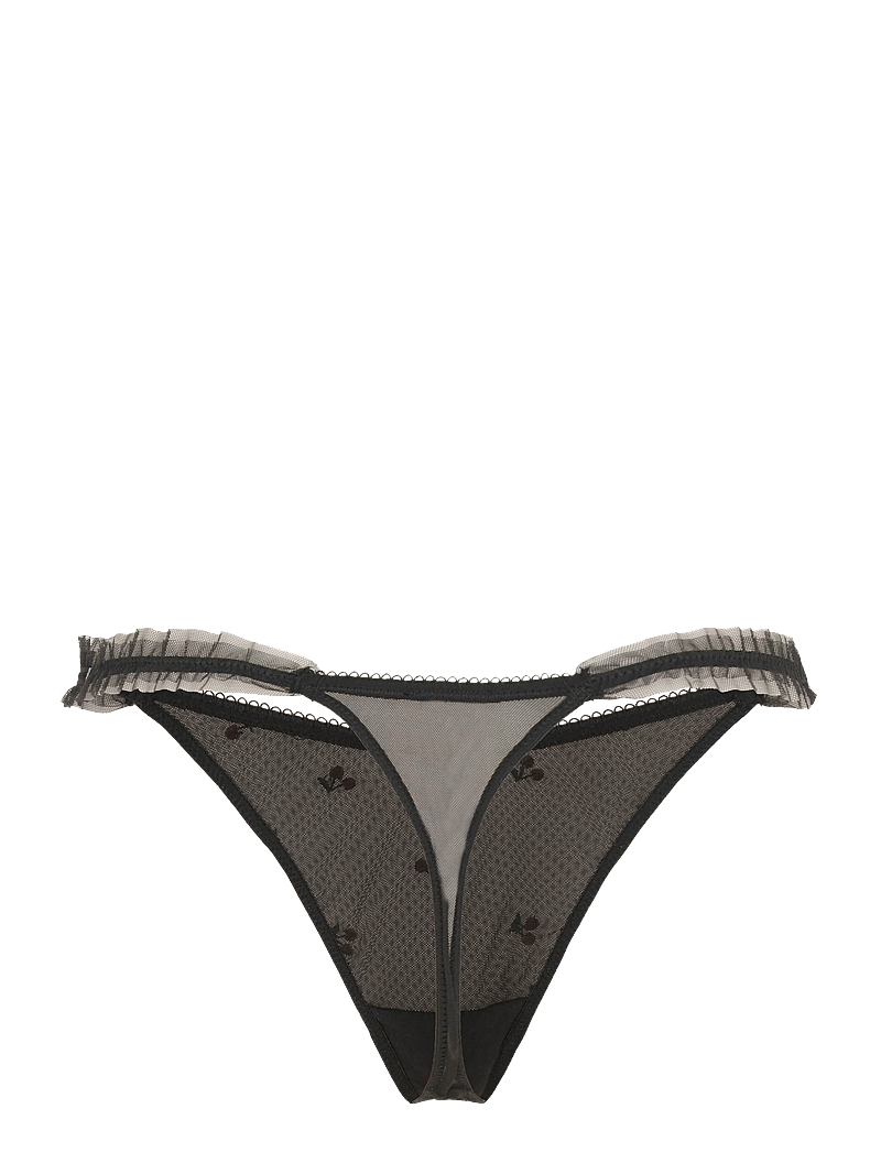 Hunkemöller - Chelsey Hl String T - stringtrosor - caviar - 2