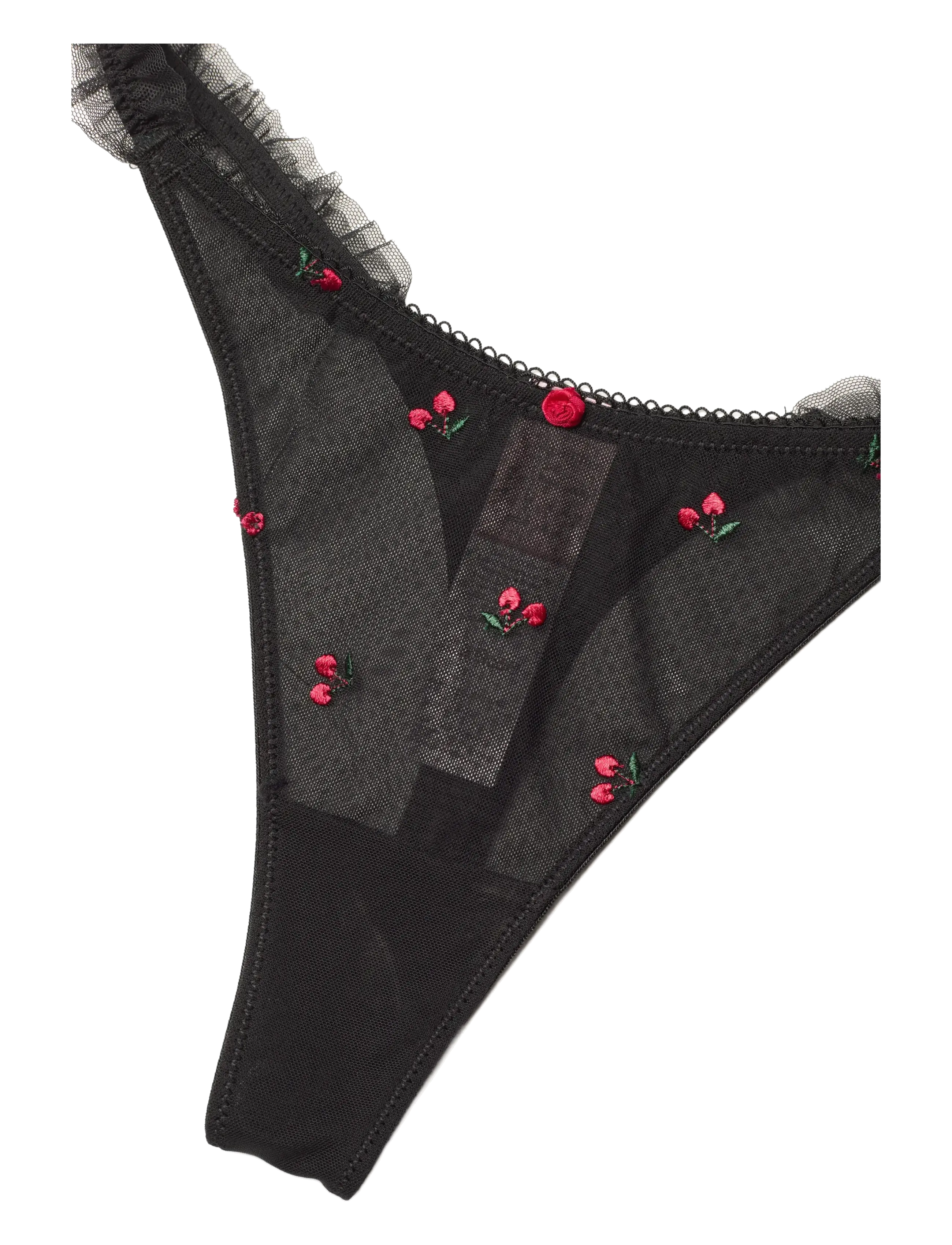 Hunkemöller - Chelsey Hl String T - laveste priser - caviar - 3