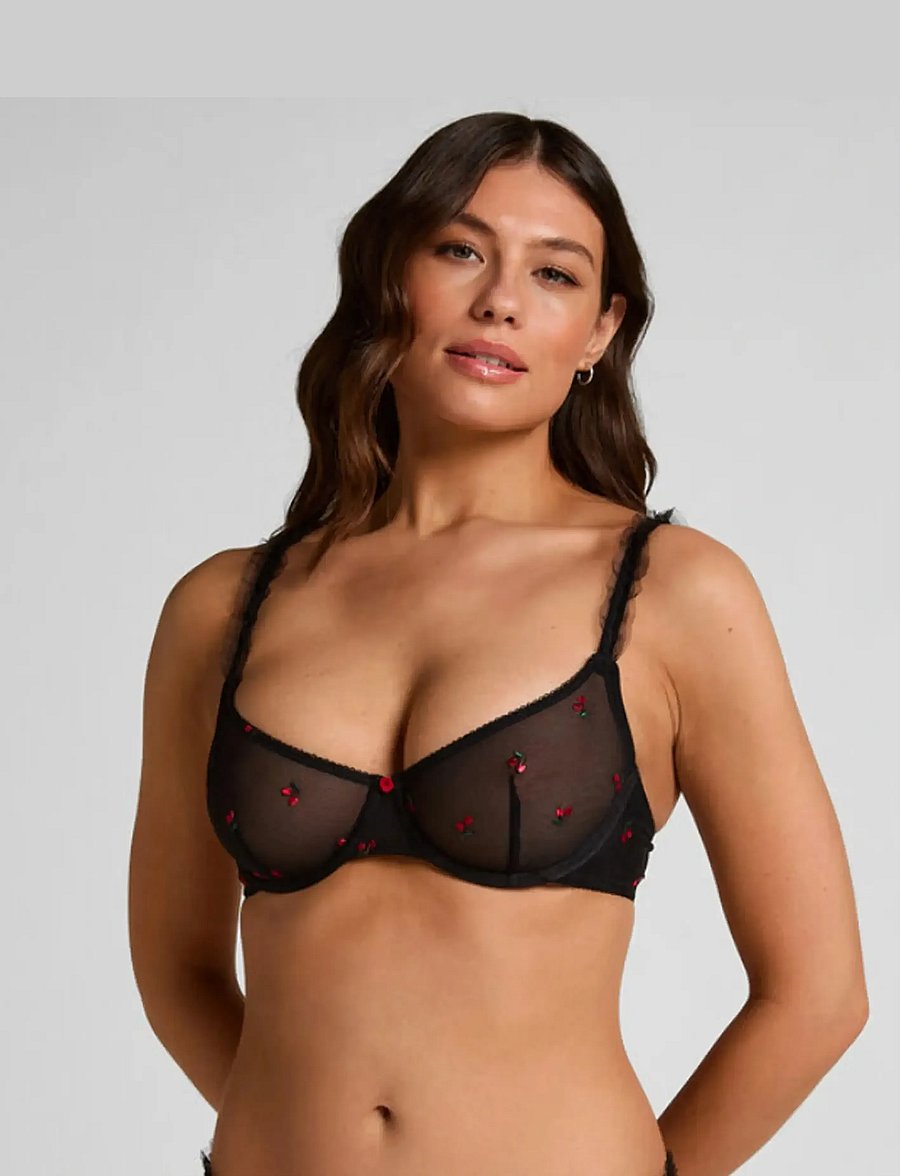 Hunkemöller - Chelsey Ud - bøjle-bh’er - caviar - 0