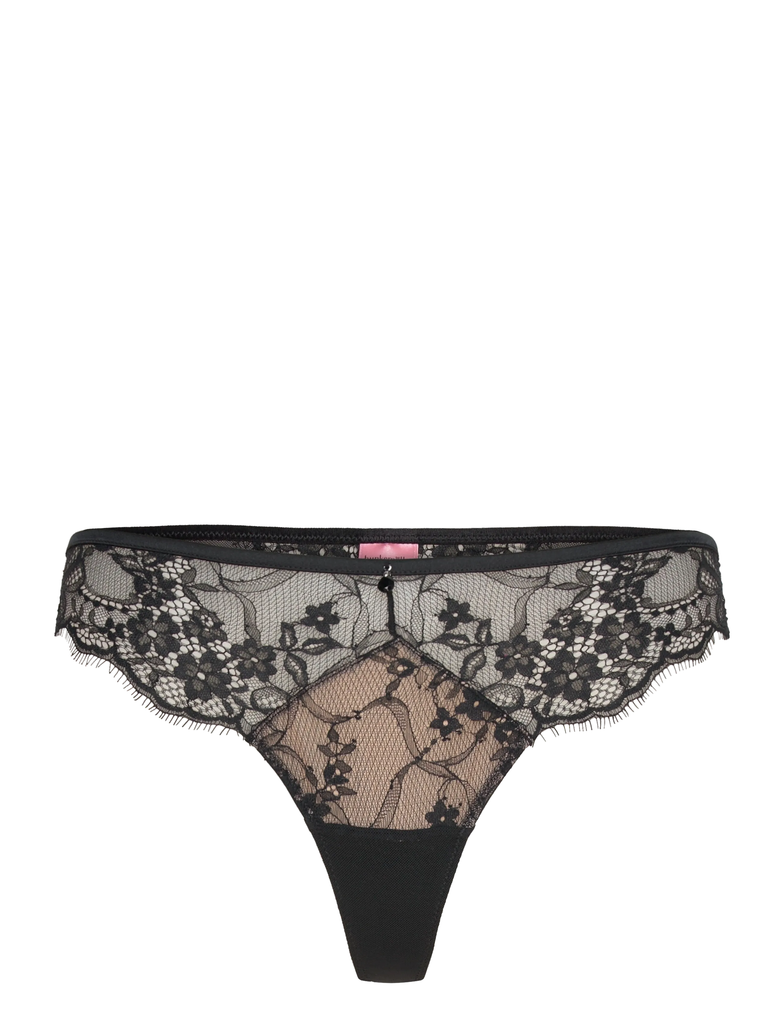 Hunkemöller Prina String R - Nyheder - CAVIAR / black
