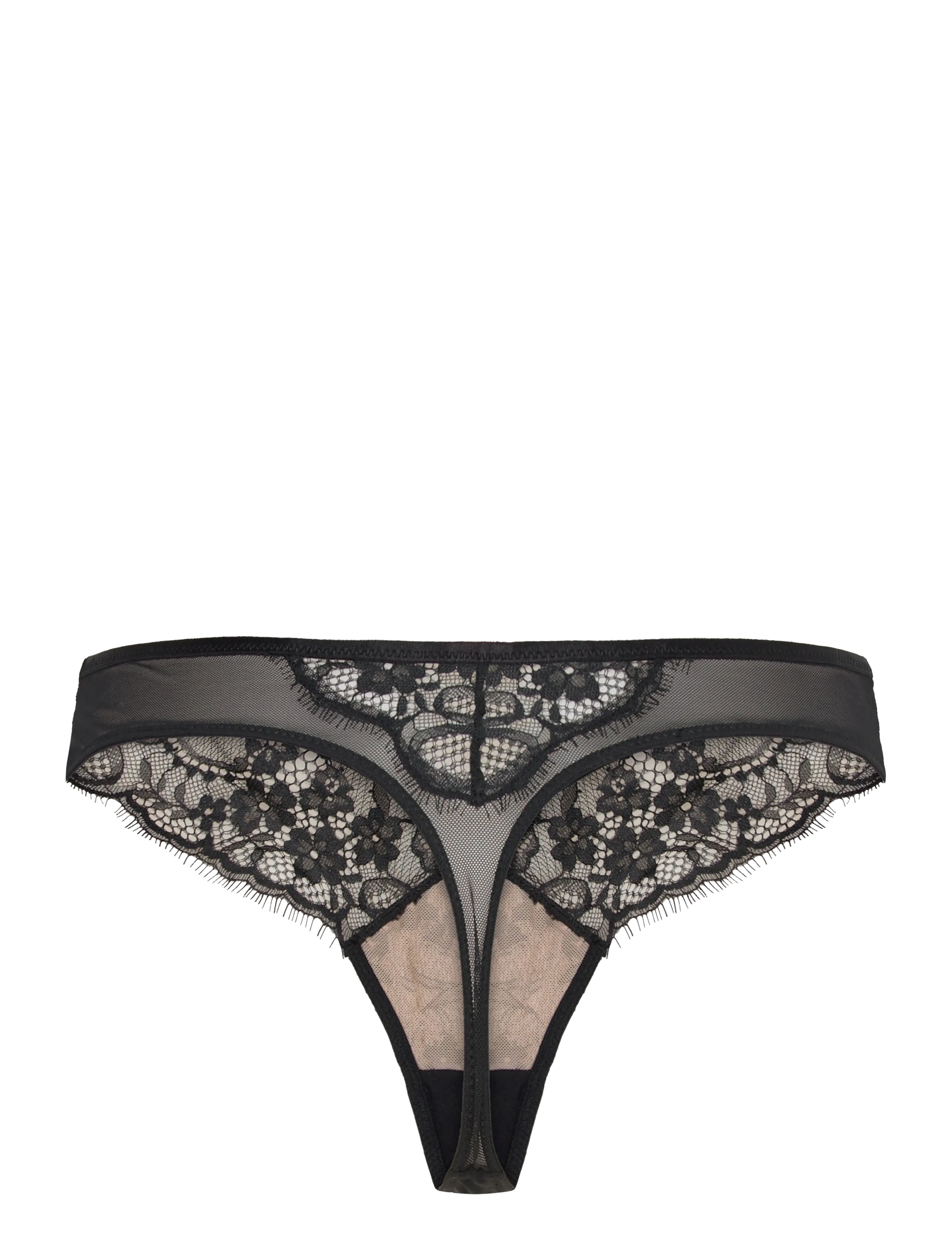 Hunkemöller - Prina String R - laveste priser - caviar - 2