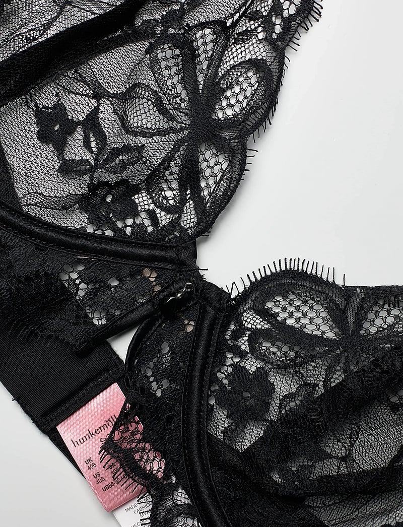 Hunkemöller - Prina Up - plunge bhs - caviar - 2