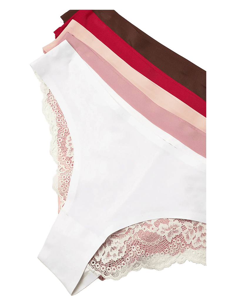 Hunkemöller - 5-Pack Invisible Brasilian - slips - snow white - 1