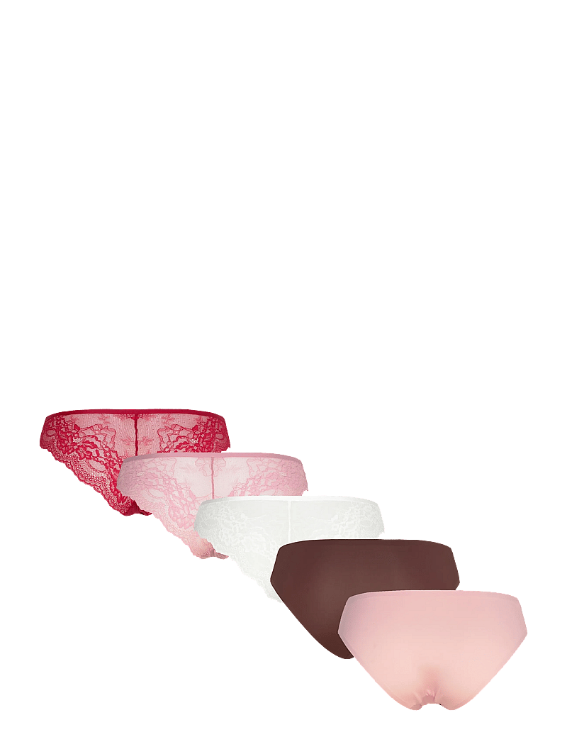 Hunkemöller - 5-Pack Invisible Brasilian - slips - snow white - 2