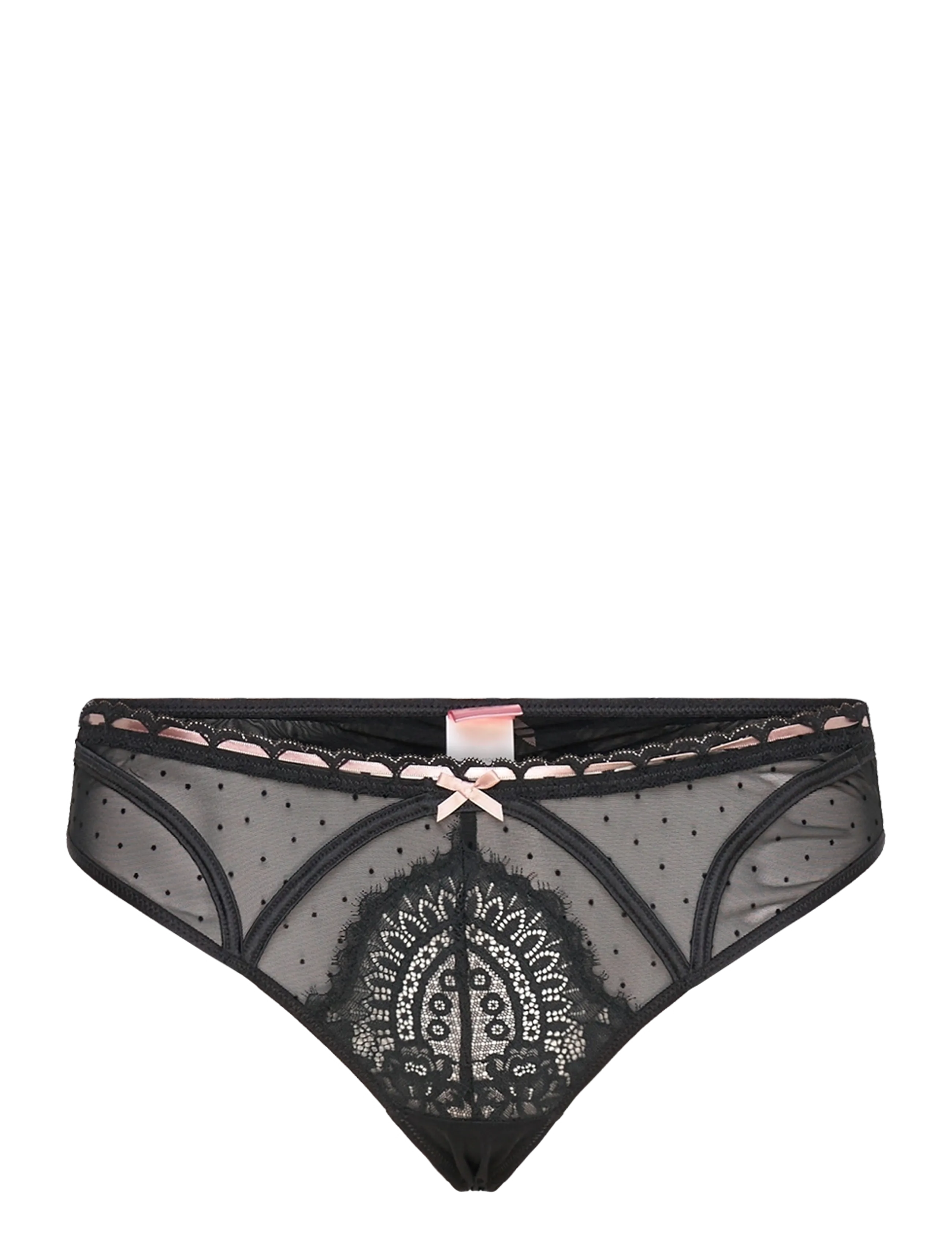 Hunkemöller - Dorothy Sb String - strumpfhalter - caviar - 2