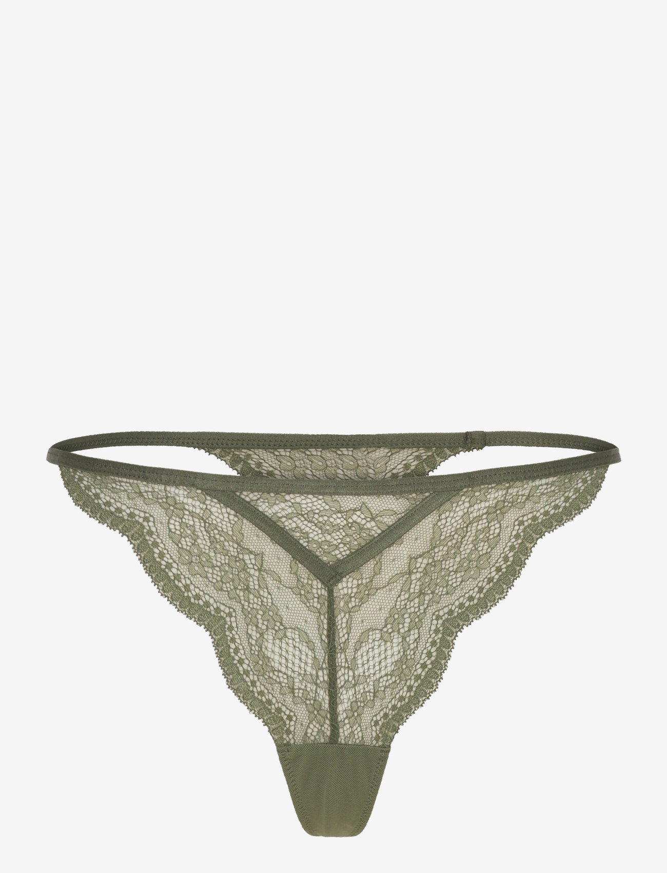 Hunkemöller - Isabelle String Tr - madalaimad hinnad - olive drab - 0