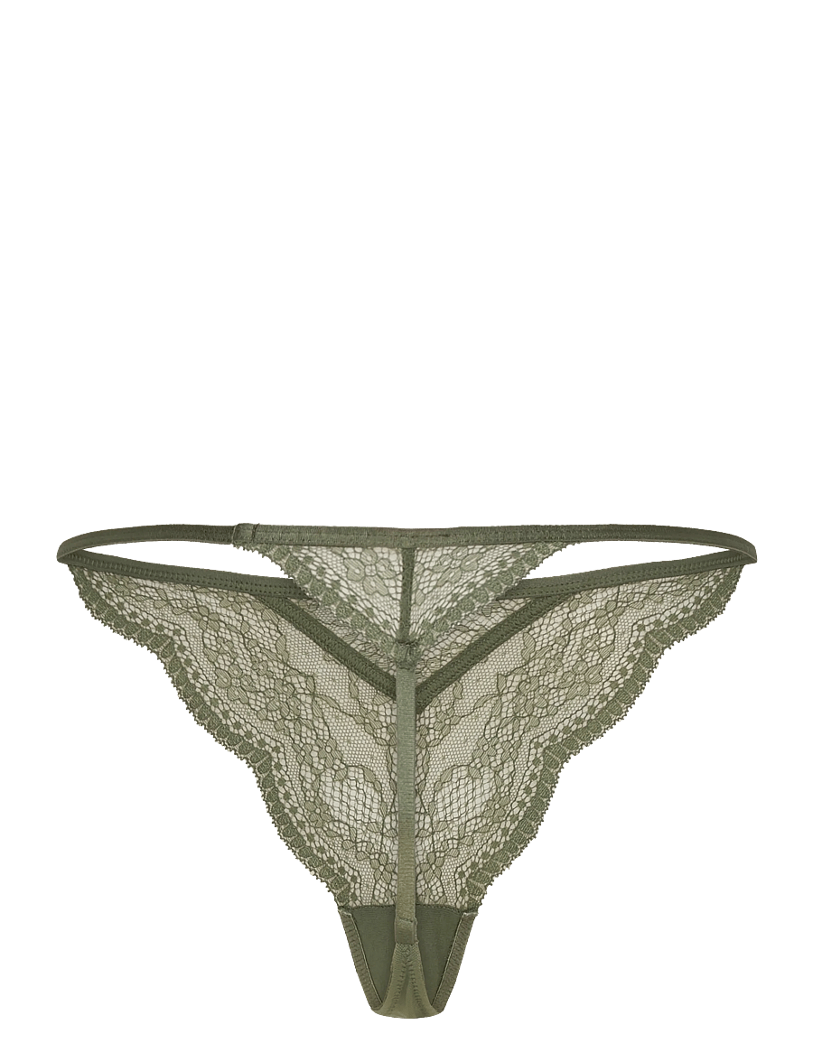 Hunkemöller - Isabelle String Tr - stringtrusser - olive drab - 1