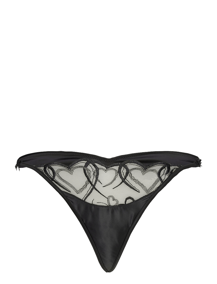 Hunkemöller - Olivia Hl String Tr - stringtrosor - caviar - 1
