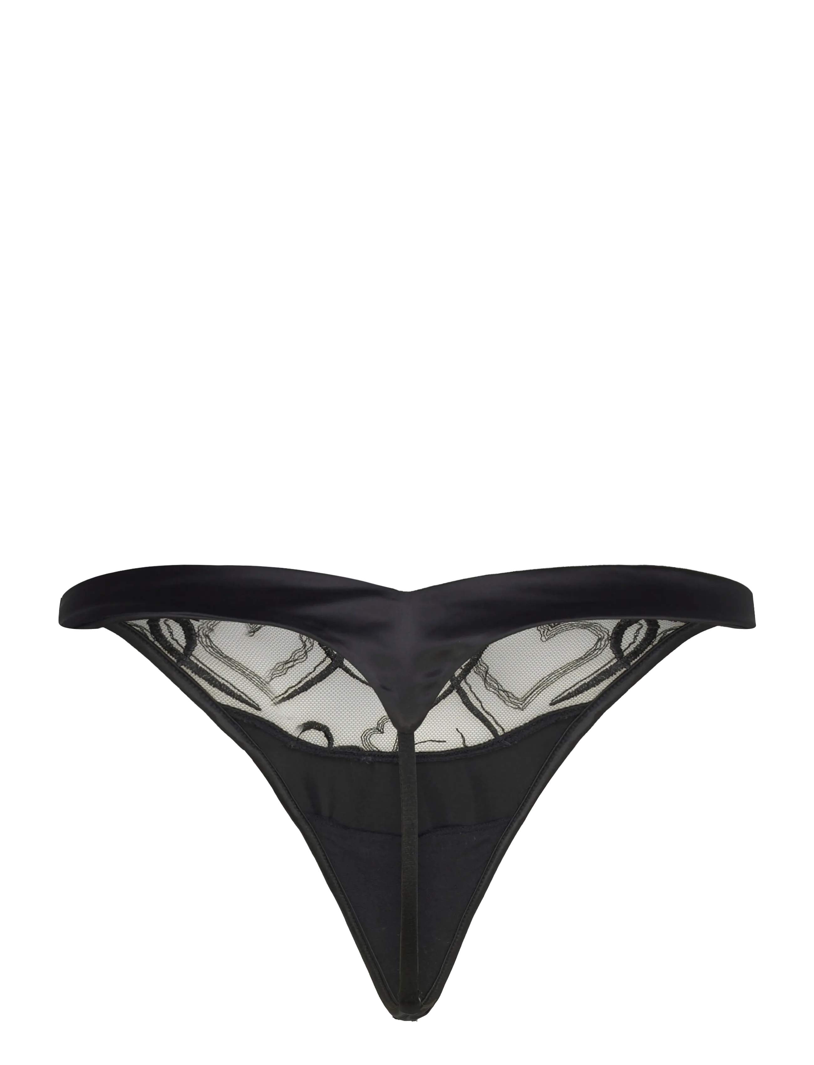 Hunkemöller - Olivia Hl String Tr - die niedrigsten preise - caviar - 2