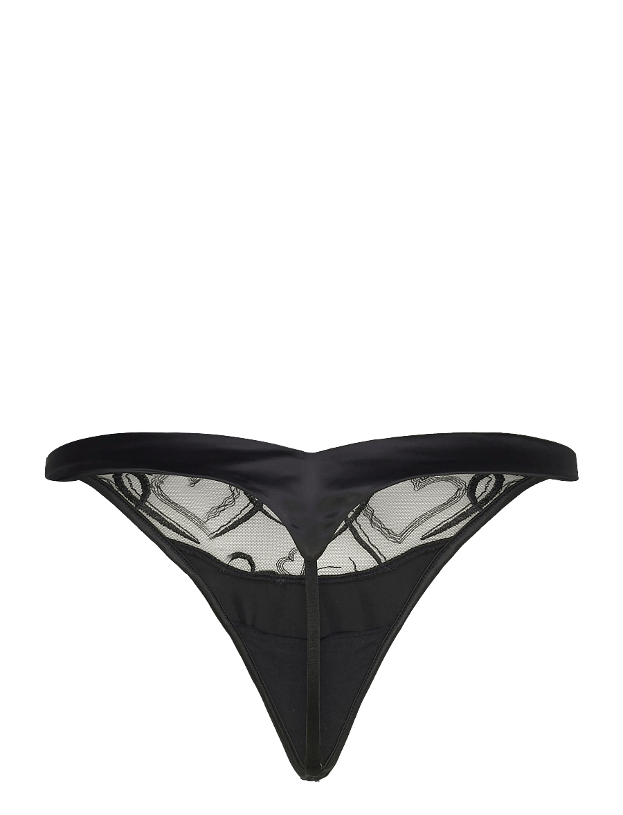 Hunkemöller - Olivia Hl String Tr - stringtrosor - caviar - 2