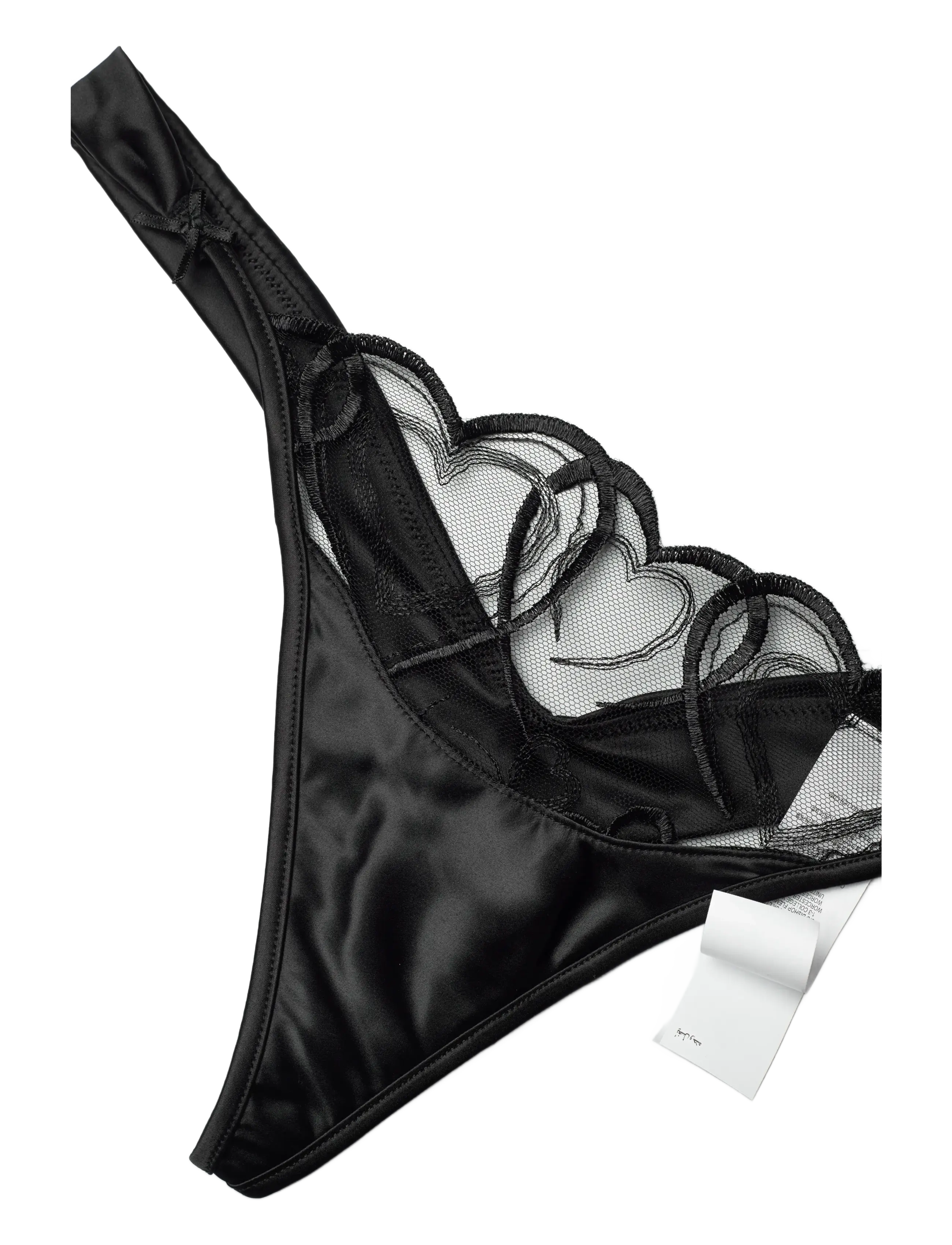 Hunkemöller - Olivia Hl String Tr - die niedrigsten preise - caviar - 3