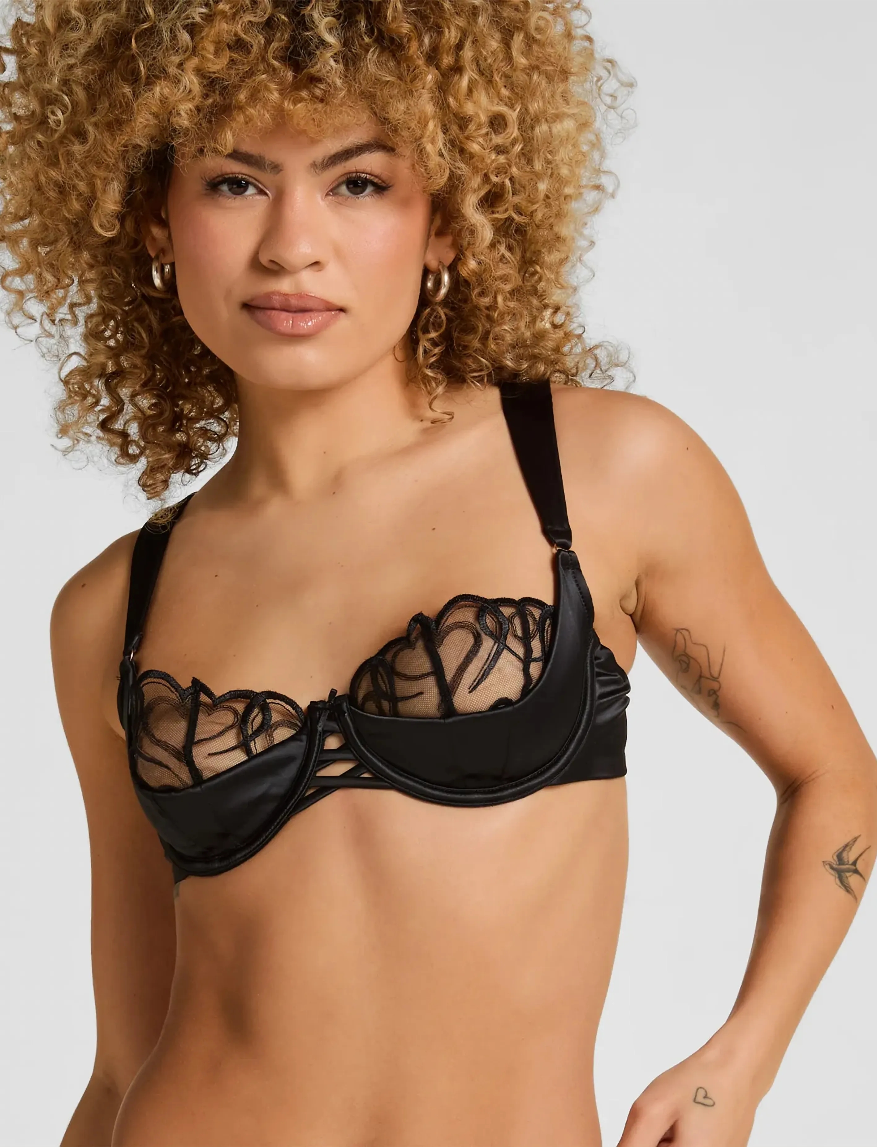 Hunkemöller Olivia Ud C&S - Hunkemöller - CAVIAR / black