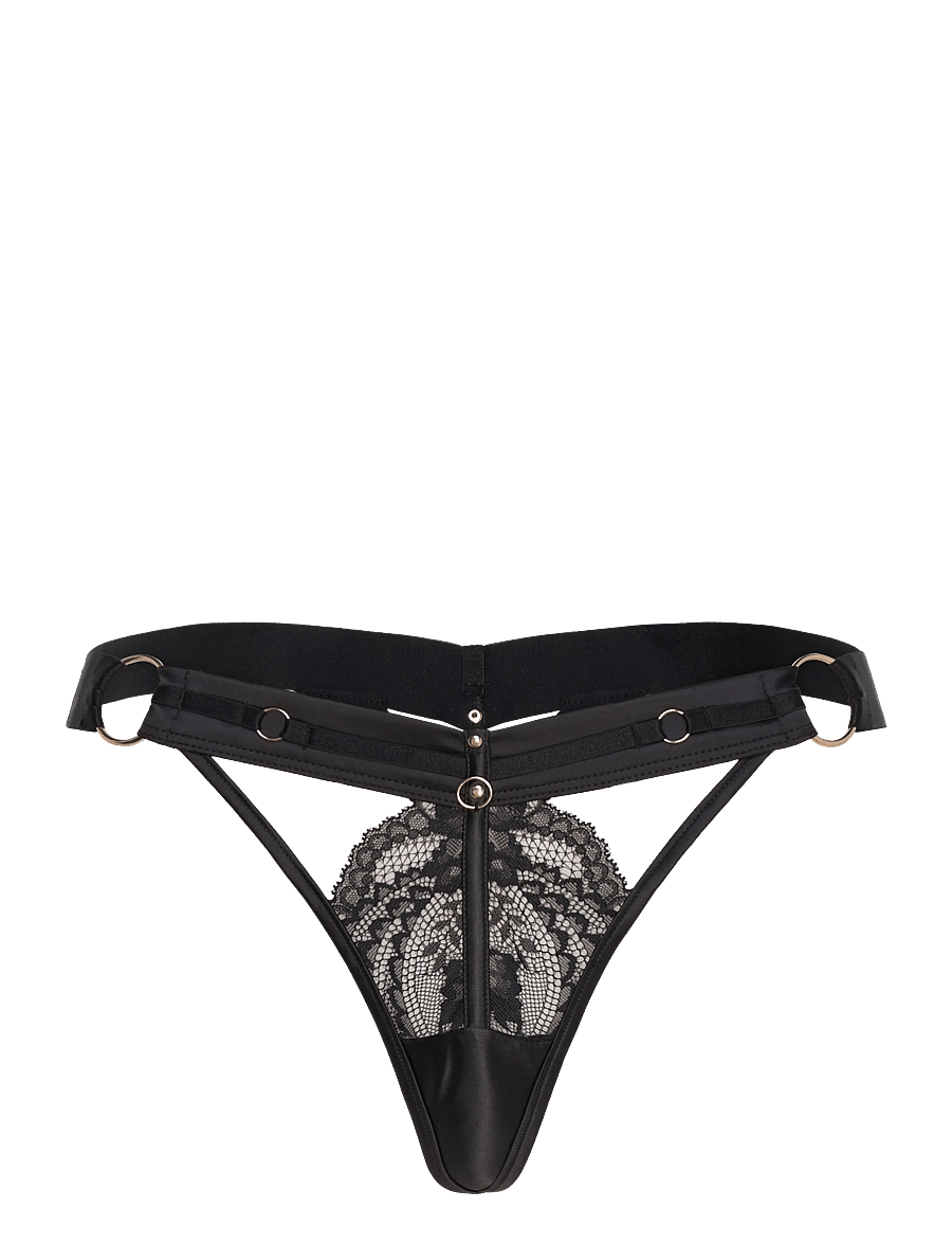 Hunkemöller - Emmeline Hl String Tr - stringtrosor - caviar - 1