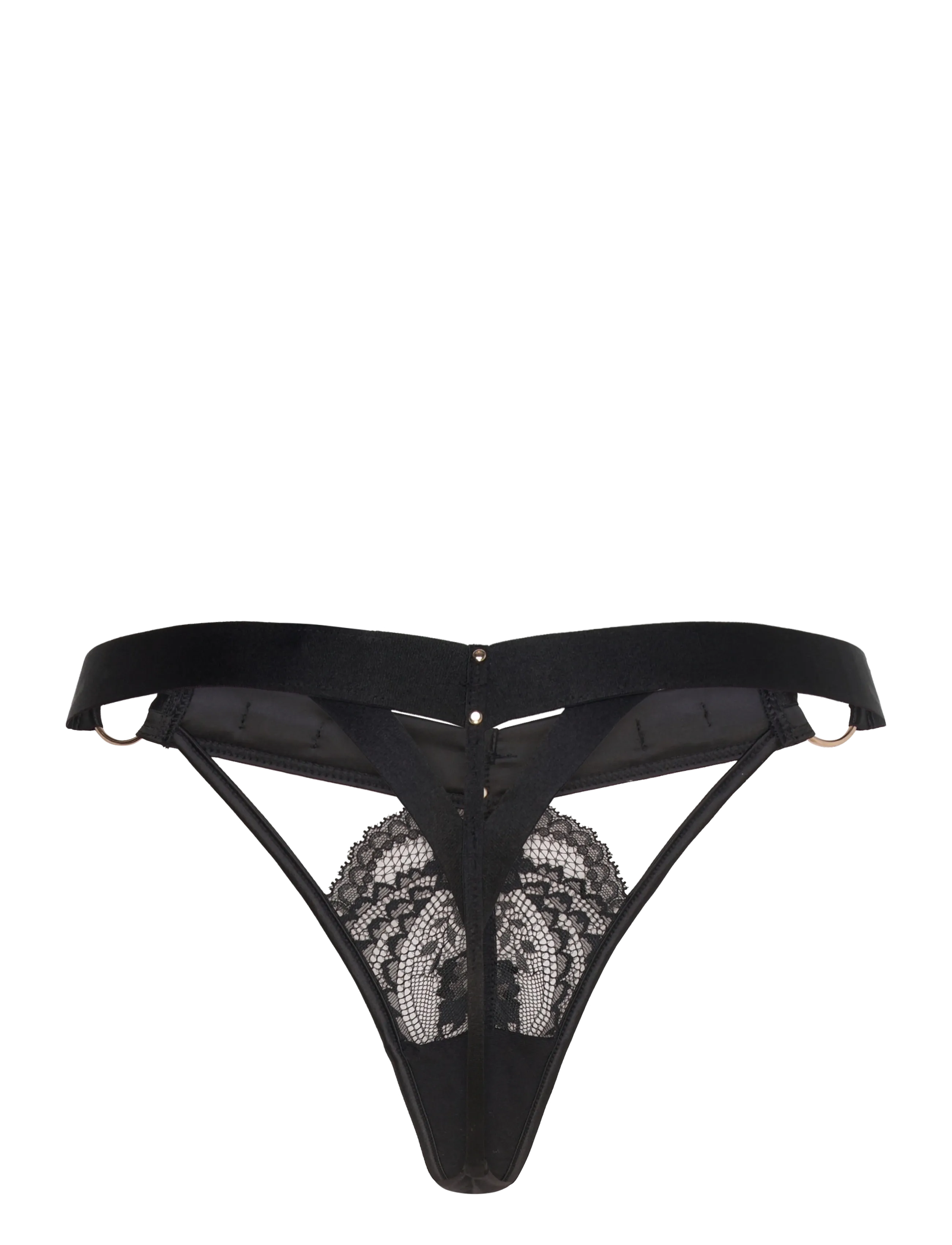 Hunkemöller - Emmeline Hl String Tr - lägsta priserna - caviar - 2