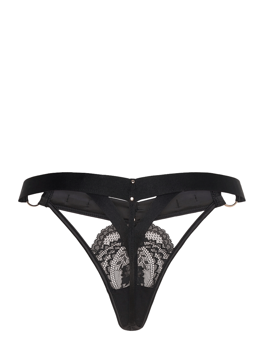 Hunkemöller - Emmeline Hl String Tr - stringtrosor - caviar - 2