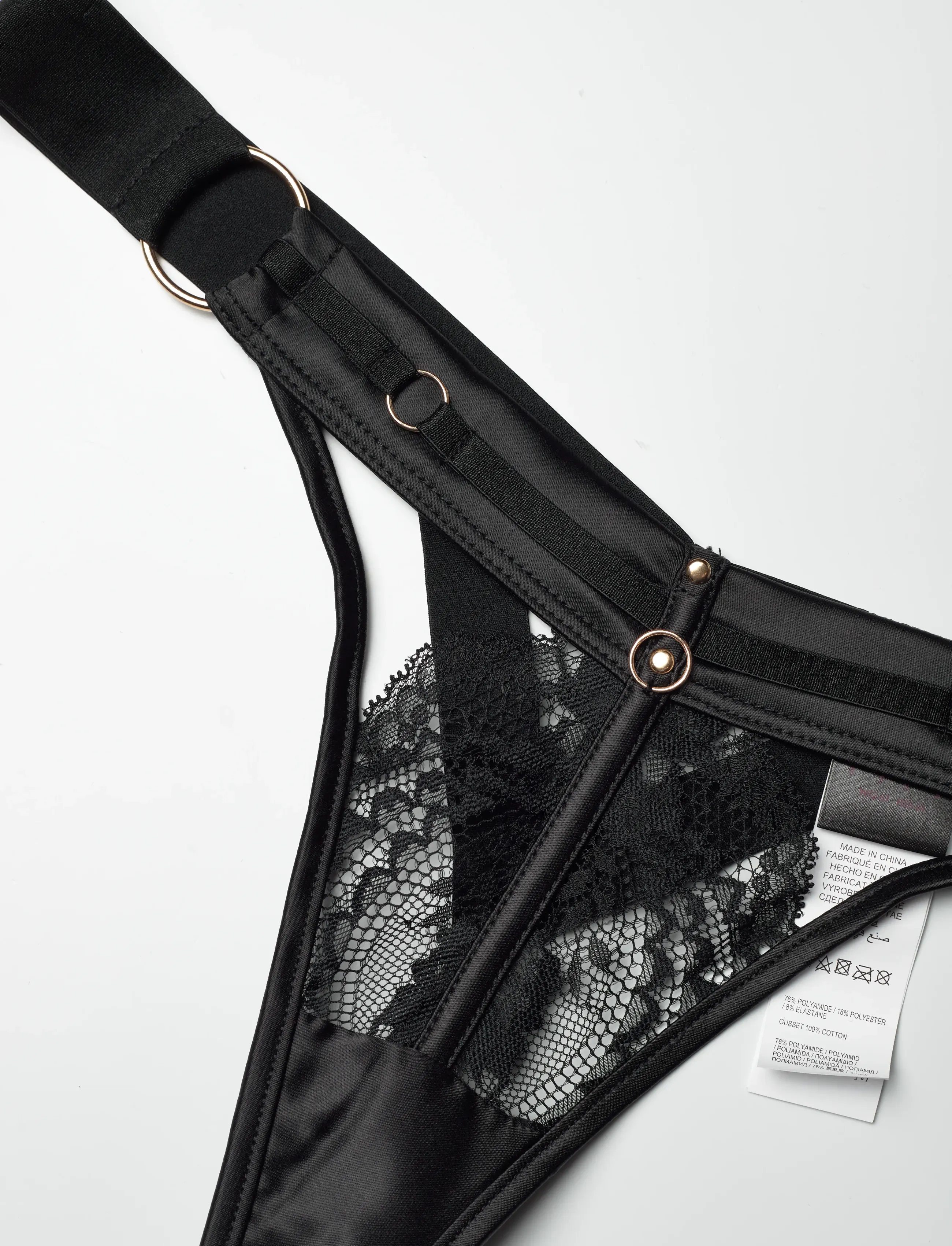 Hunkemöller - Emmeline Hl String Tr - lägsta priserna - caviar - 5