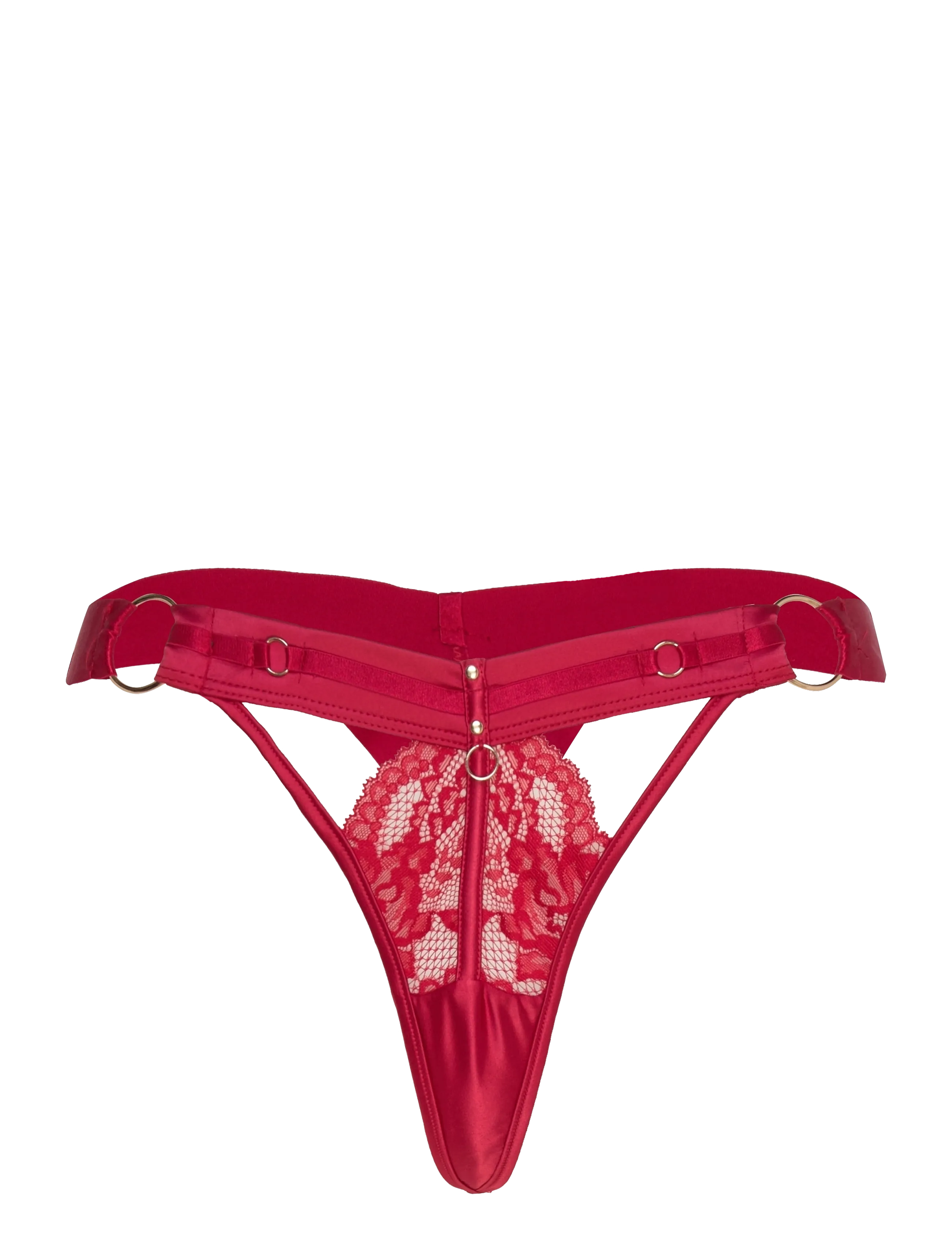 Hunkemöller Emmeline Hl String Tr - Lingerie - CHILI PEPPER / red
