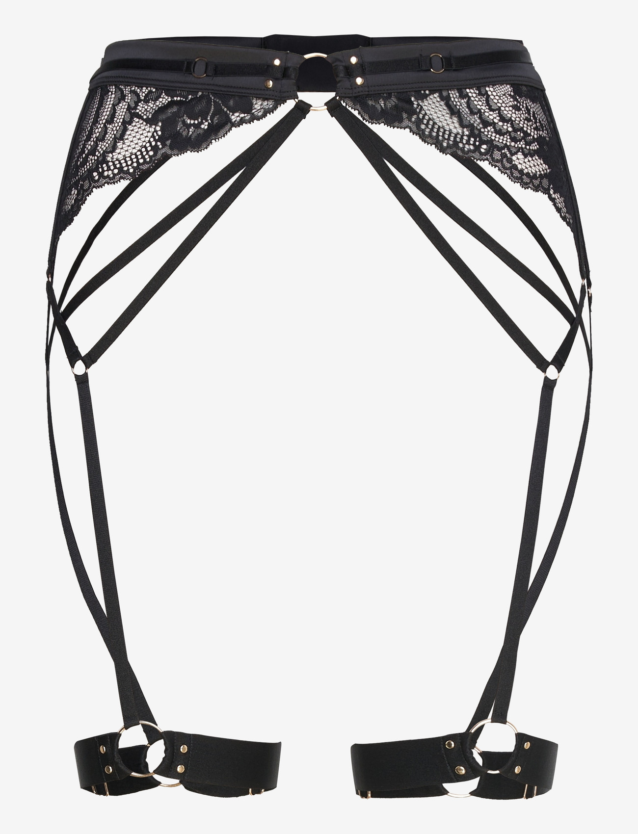 Hunkemöller - Emmeline Sb - strumpebandshållare - caviar - 0