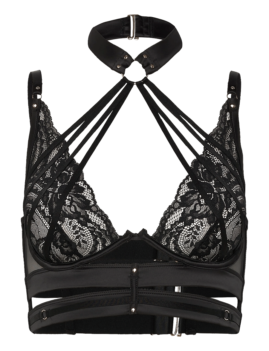 Hunkemöller - Emmeline Up Ll - spile-bh-er - caviar - 1
