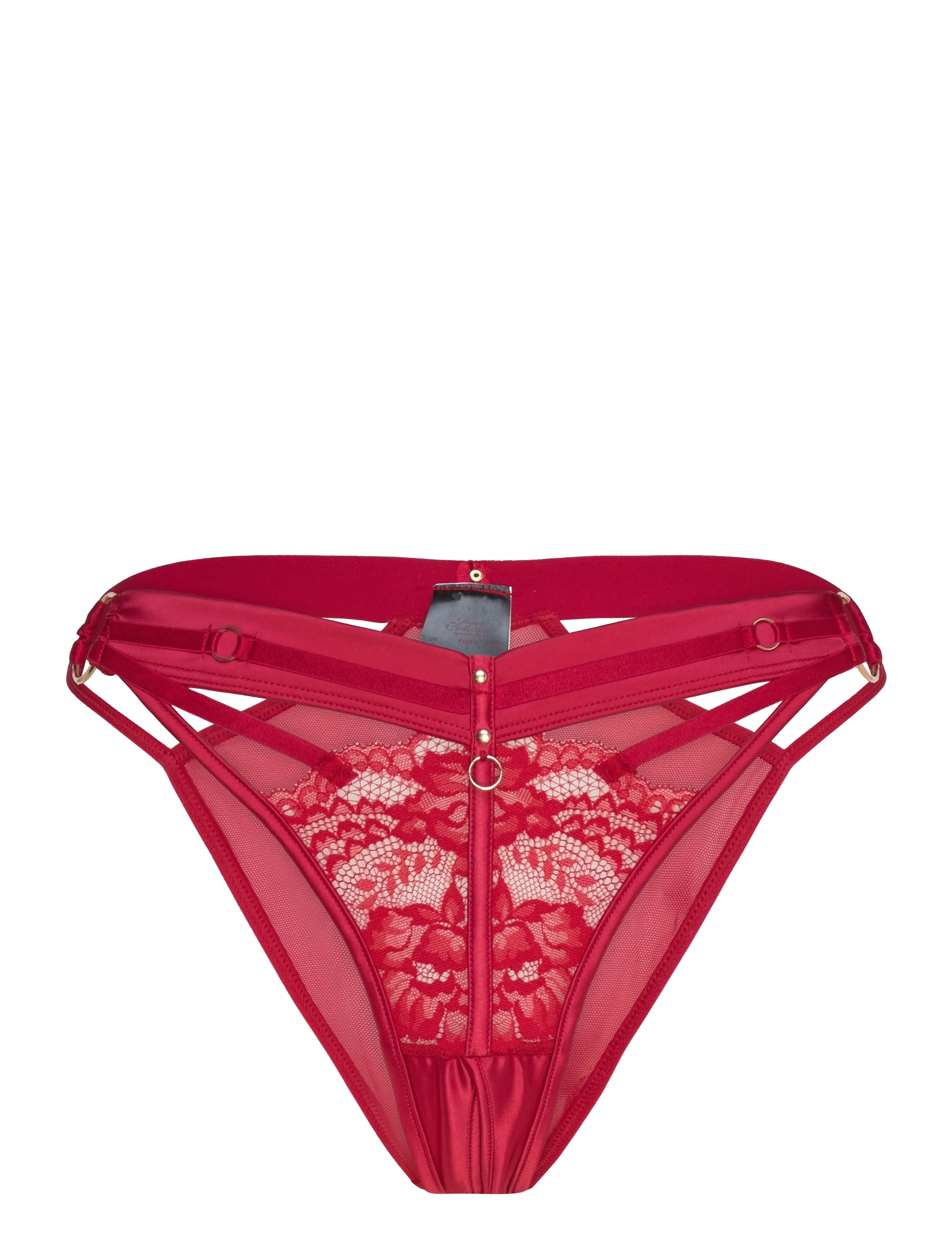 Hunkemöller Emmeline Open Crotch Brasilian - Underkläder - CHILI PEPPER / red