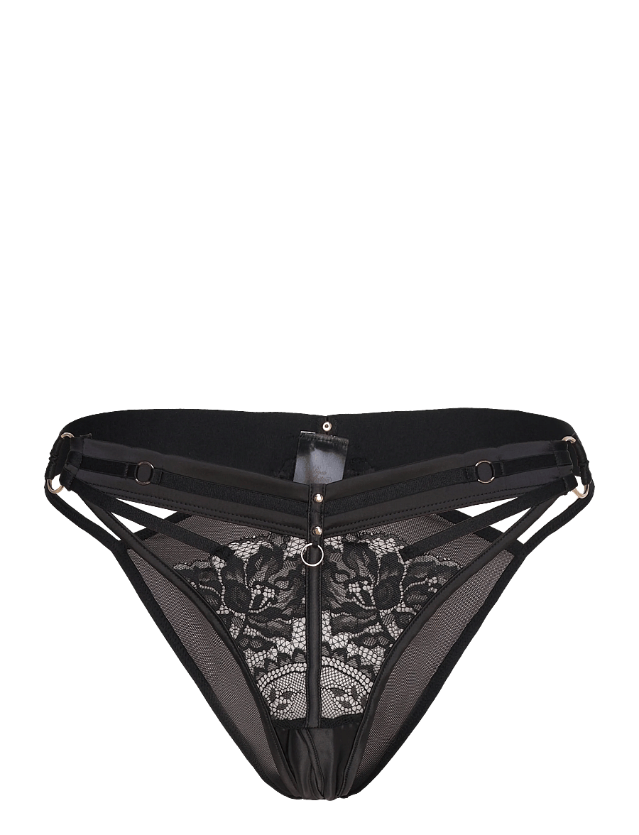 Hunkemöller - Emmeline Open Crotch Brasilian - brazilian slips - caviar - 1