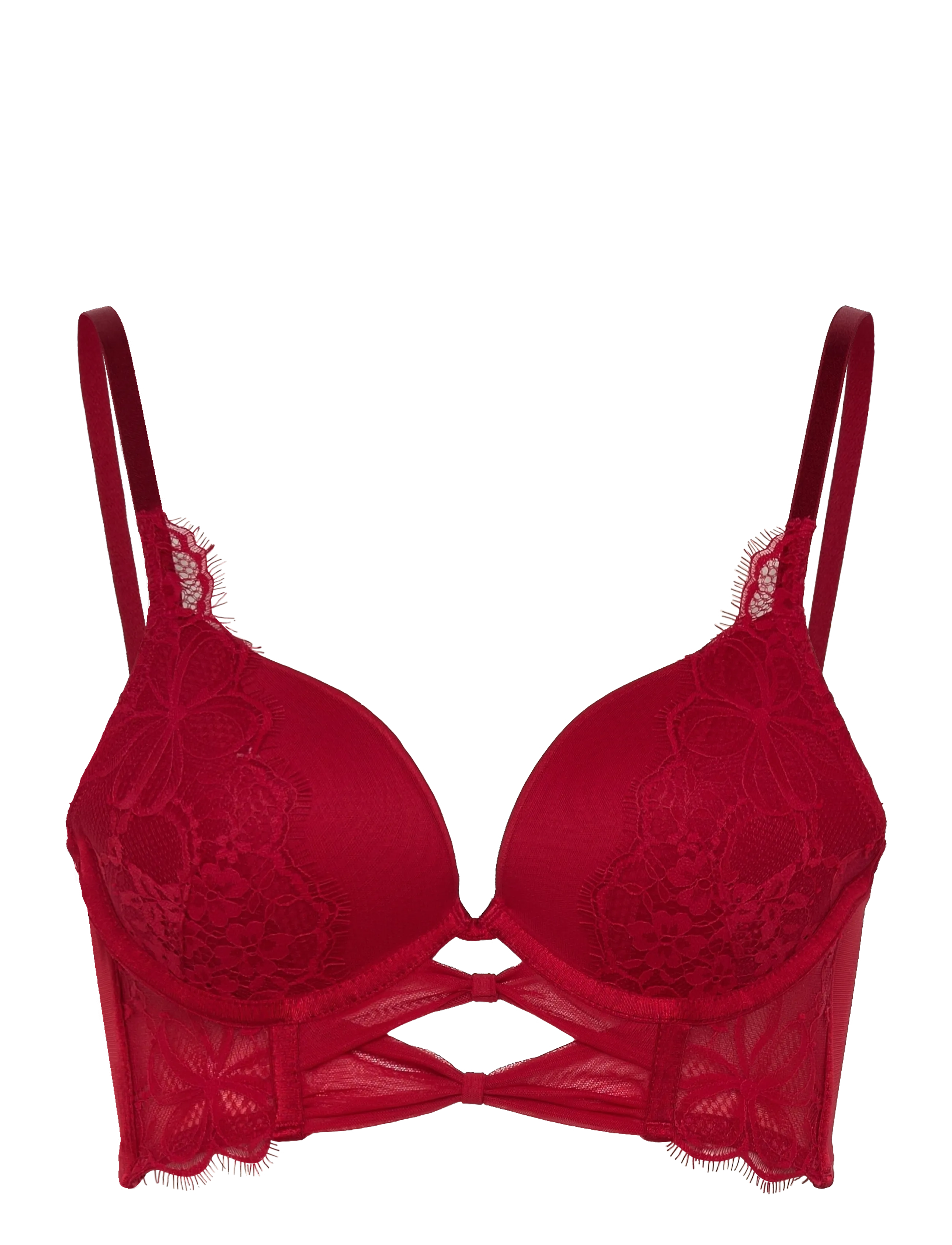 Hunkemöller Marianna Pp Push Ll - Nyheder - CHILI PEPPER / red