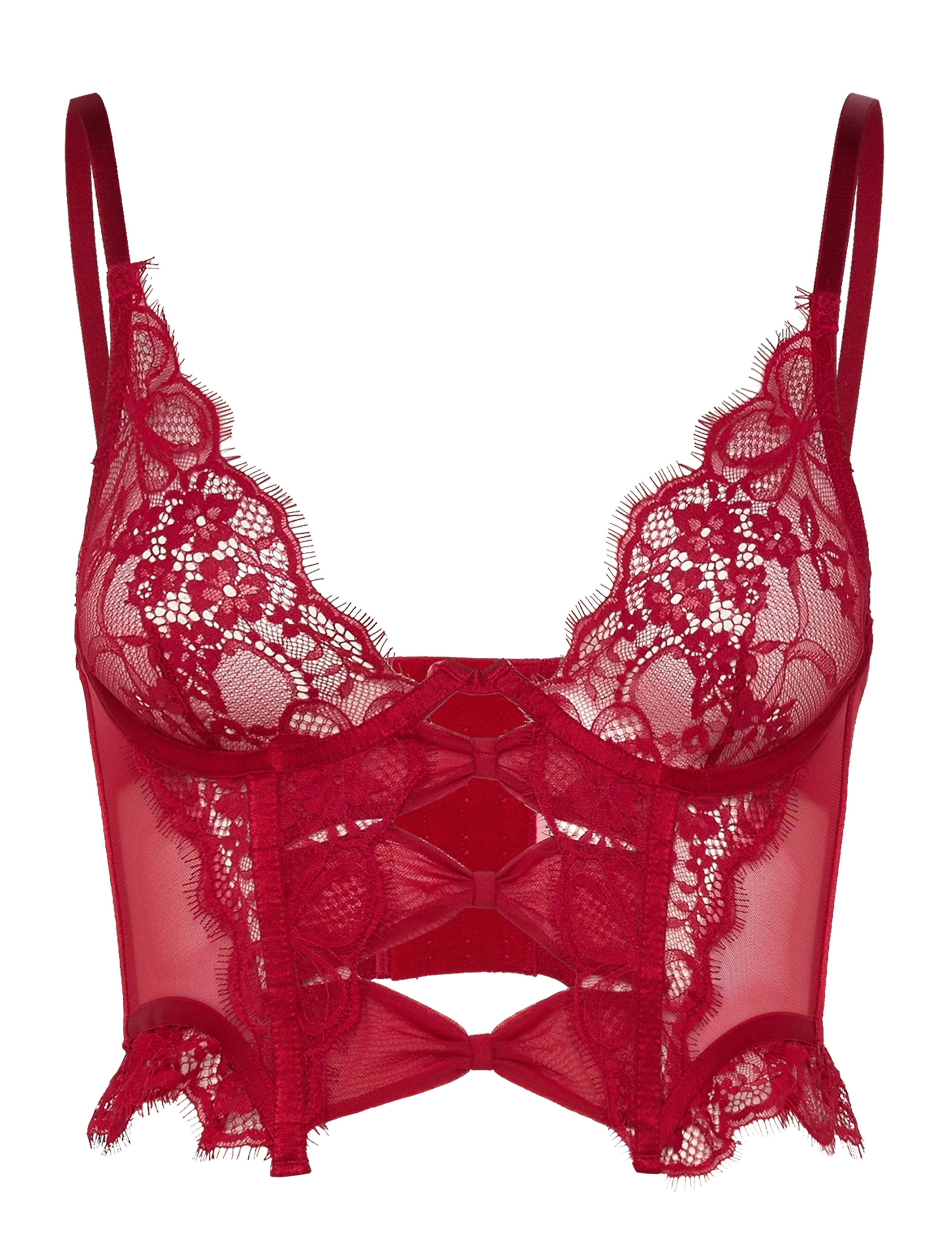 Hunkemöller - Marianna Bustier - plunge bh'er - chili pepper - 3