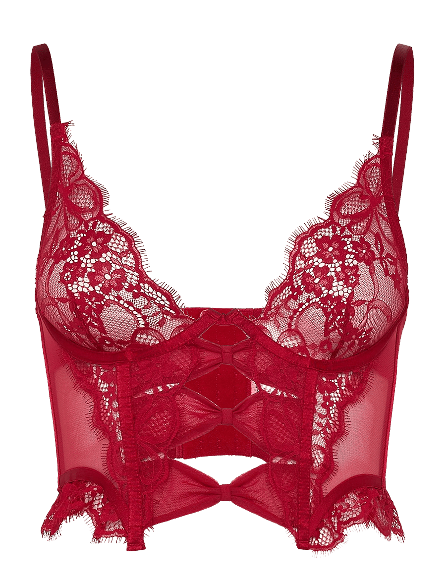 Hunkemöller - Marianna Bustier - plunge bh'er - chili pepper - 3