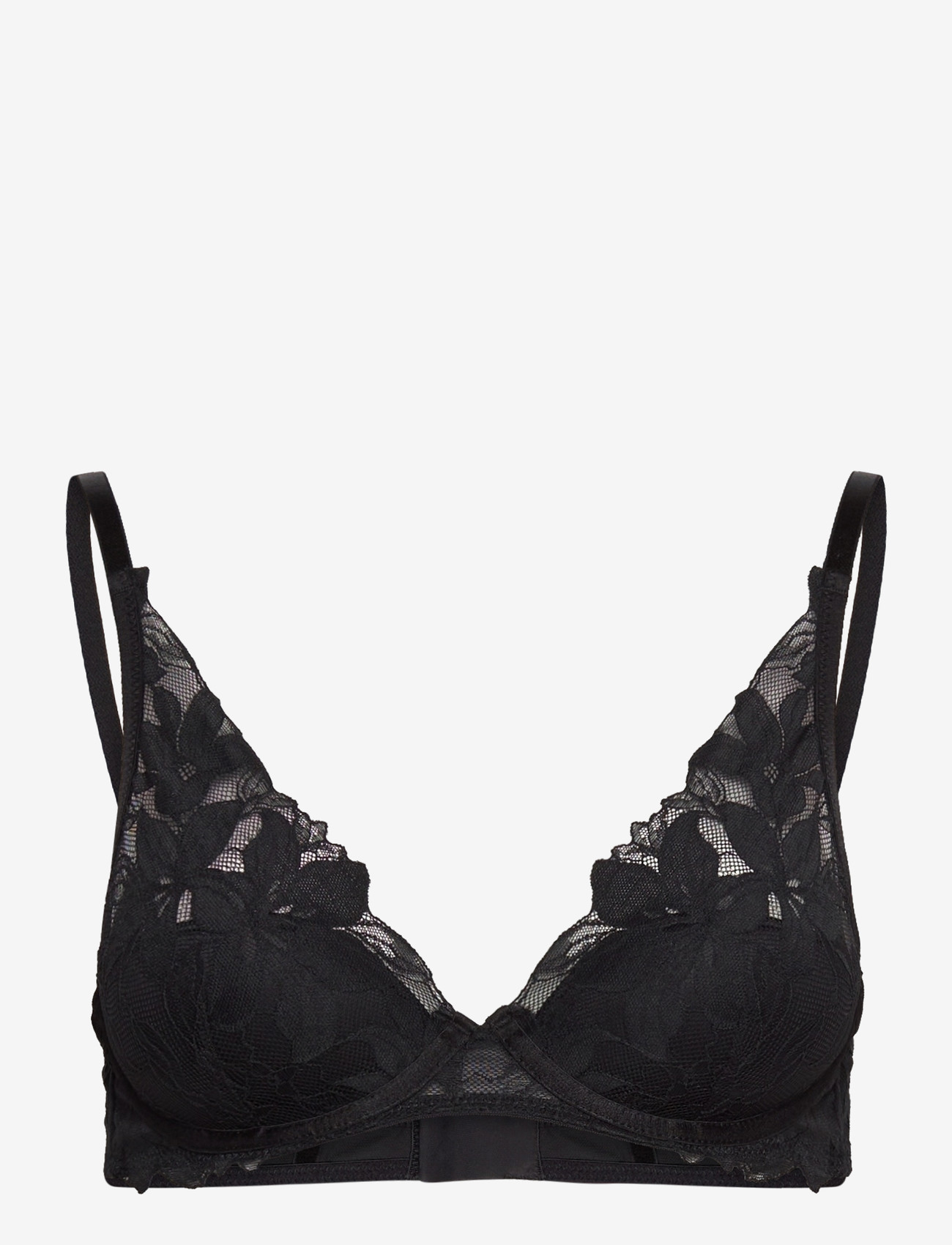 Hunkemöller - Ingrid Pp - plunge rinnahoidjad - caviar - 0