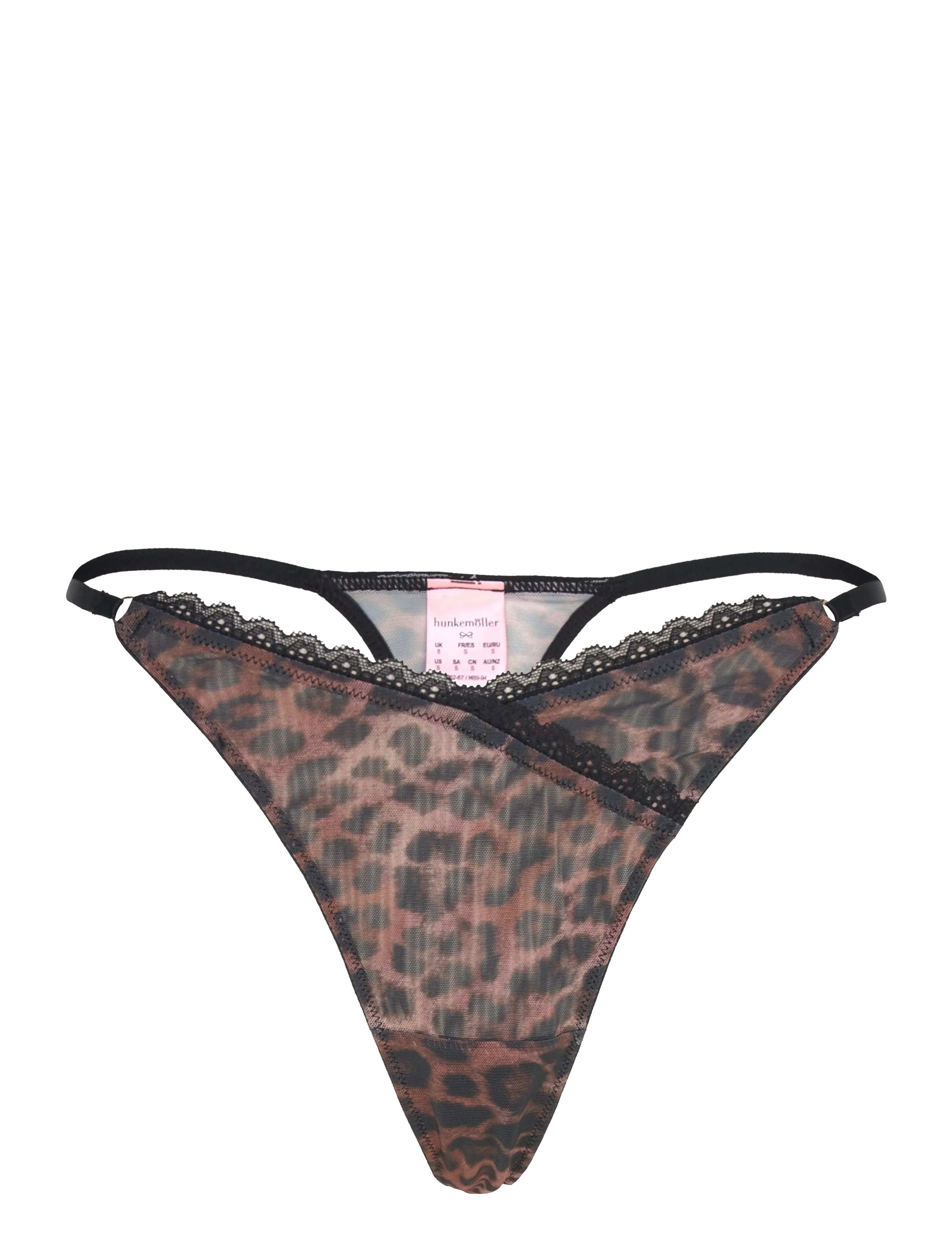Hunkemöller Ella Hl String T - Stringtrosor - BRUNETTE / multi