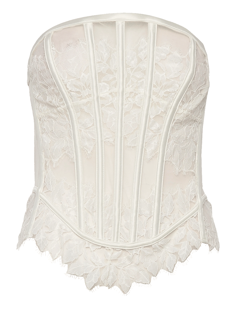Hunkemöller - Chalice Bustier - toppe - snow white - 0