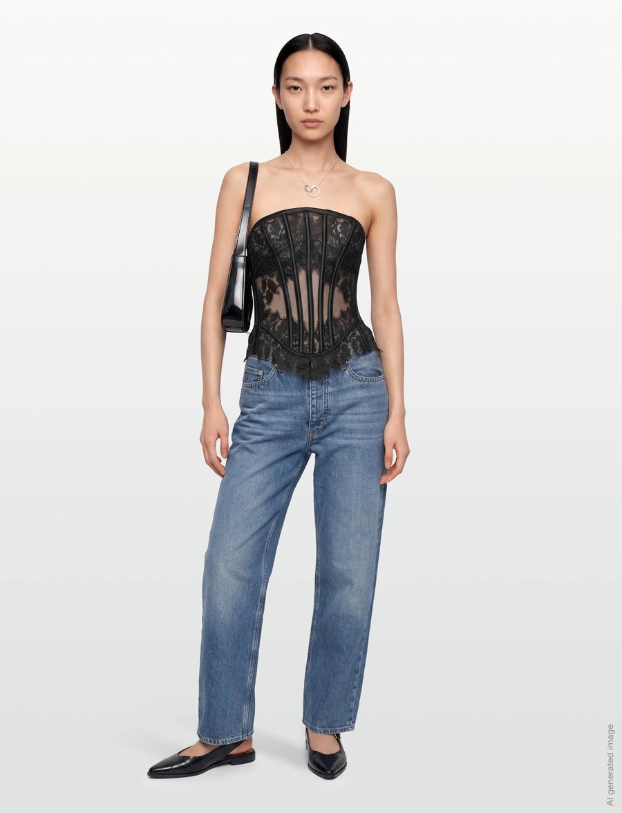 Hunkemöller - Chalice Bustier - traadiga rinnahoidjad - caviar - 0