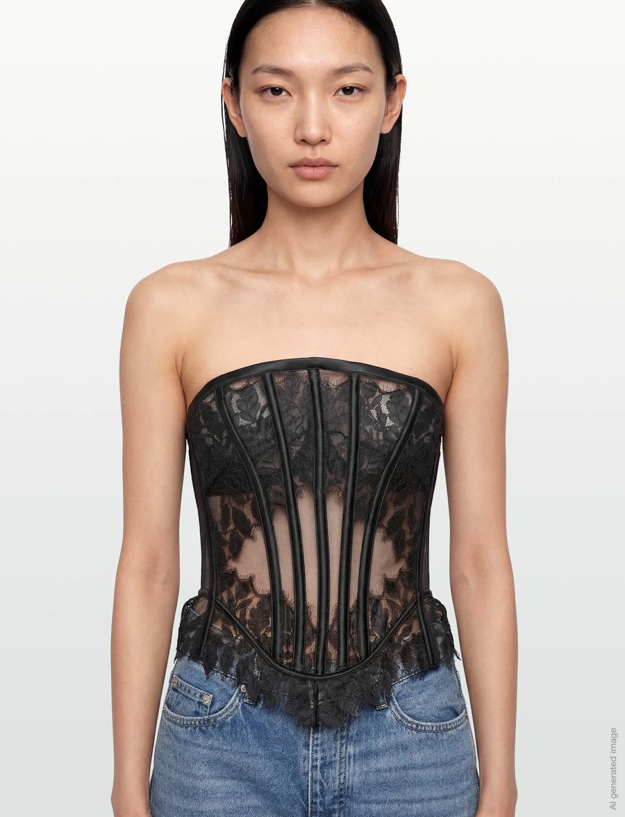 Hunkemöller - Chalice Bustier - traadiga rinnahoidjad - caviar - 3