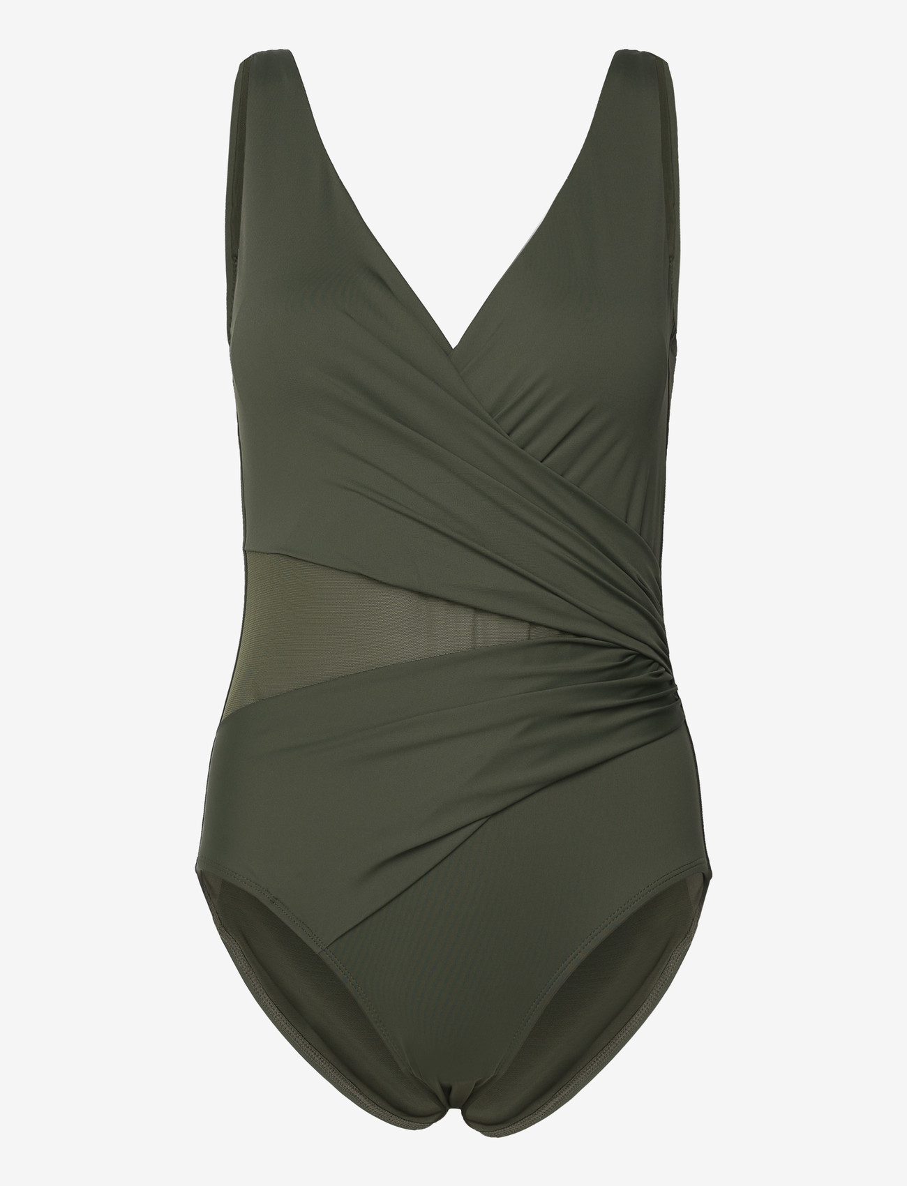 Hunkemöller - SHELL MESH SHAPING BS - swimsuits - deep depths - 0