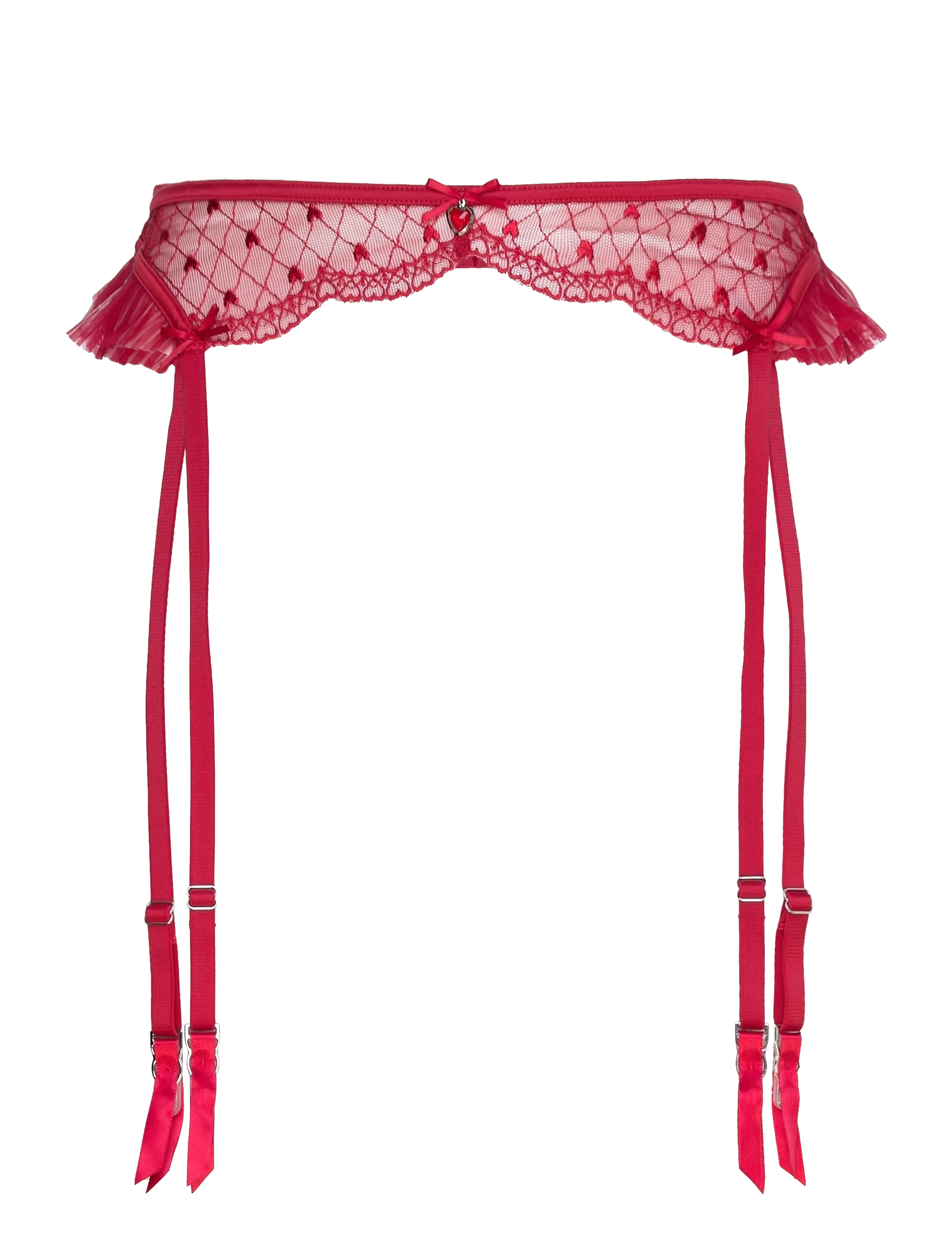 HUNKEMÖLLER Cordelie Suspender Rot - M - Damen
