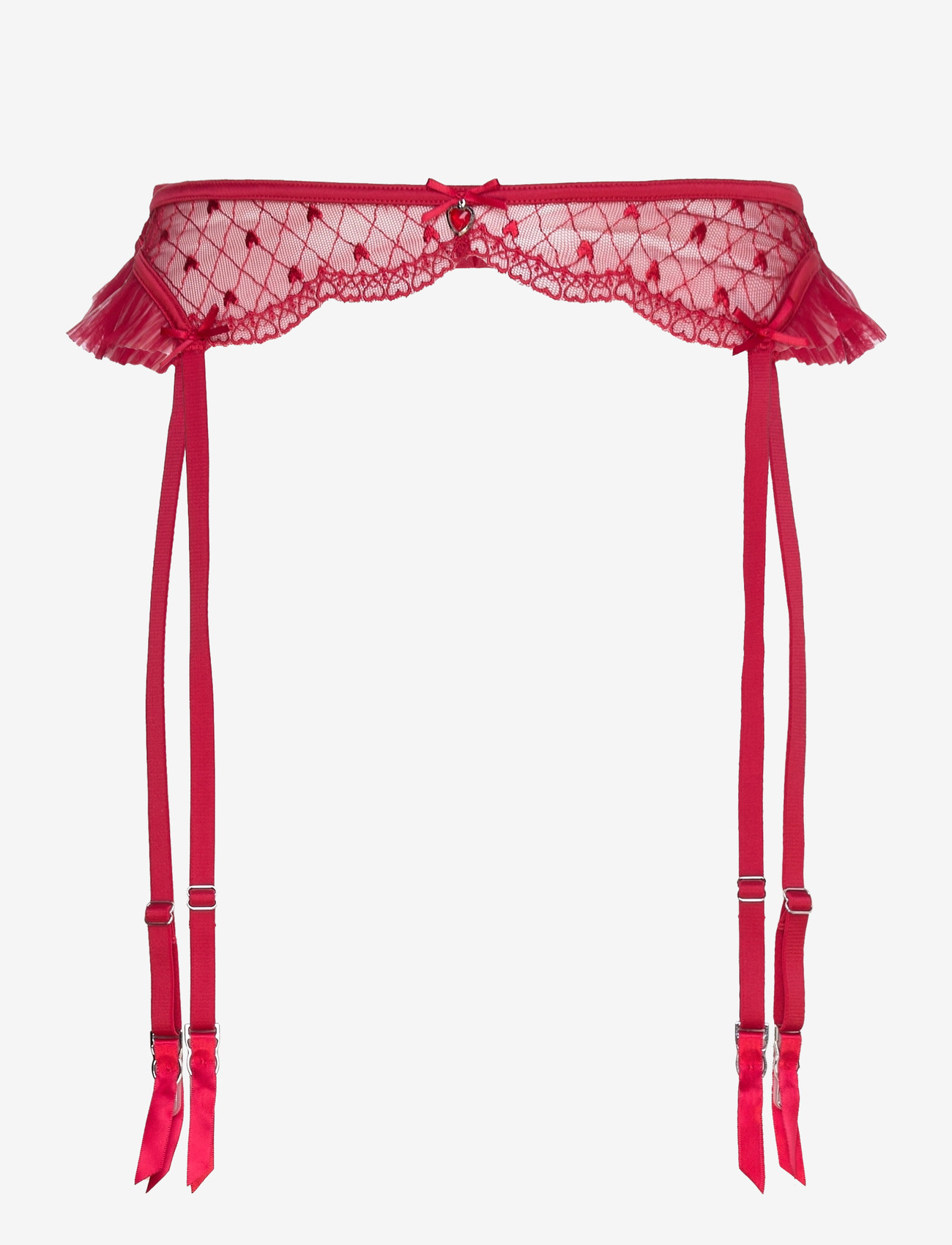 Hunkemöller - Cordelie Suspender - sukahoidjad - chili pepper - 1