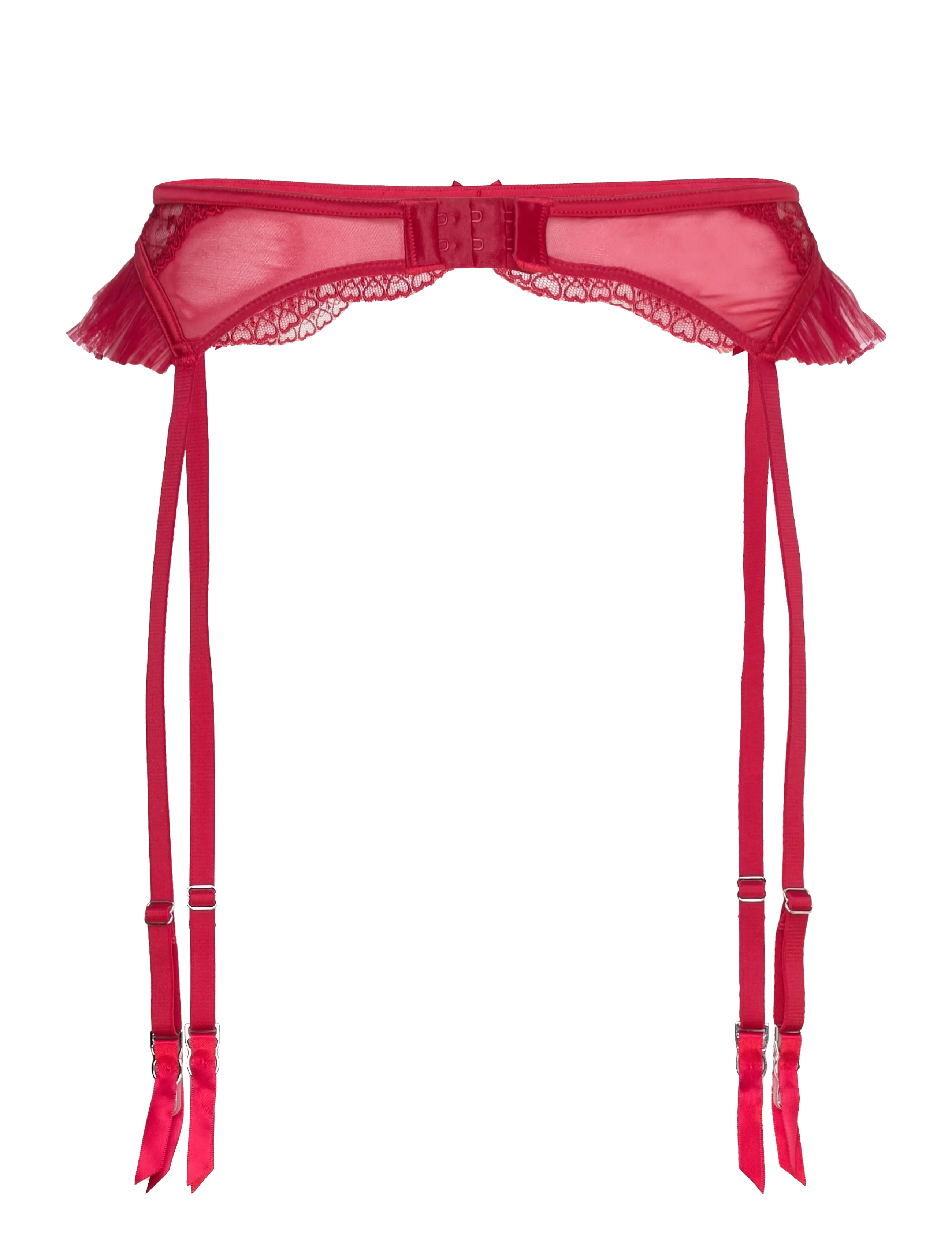 Hunkemöller - Cordelie Suspender - pasy do pończoch - chili pepper - 2