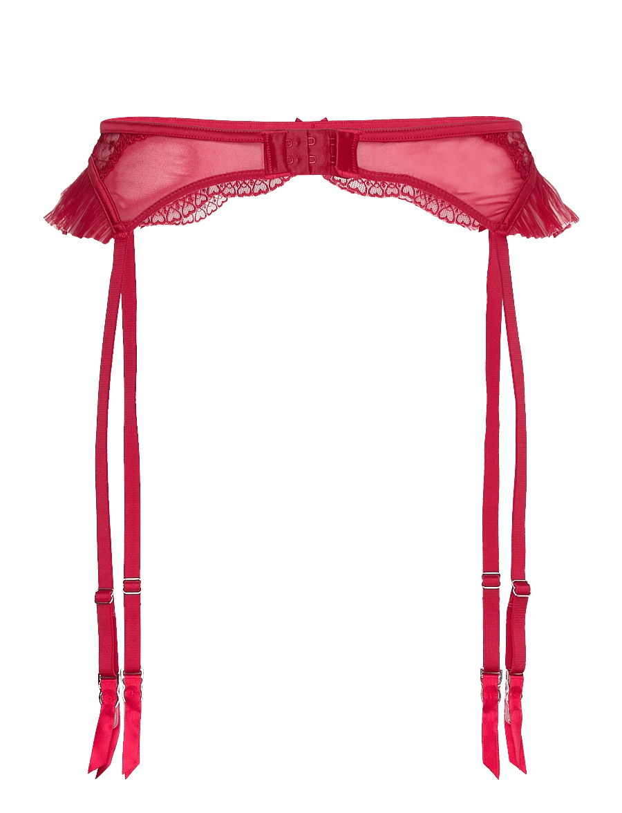 Hunkemöller - Cordelie Suspender - pasy do pończoch - chili pepper - 2