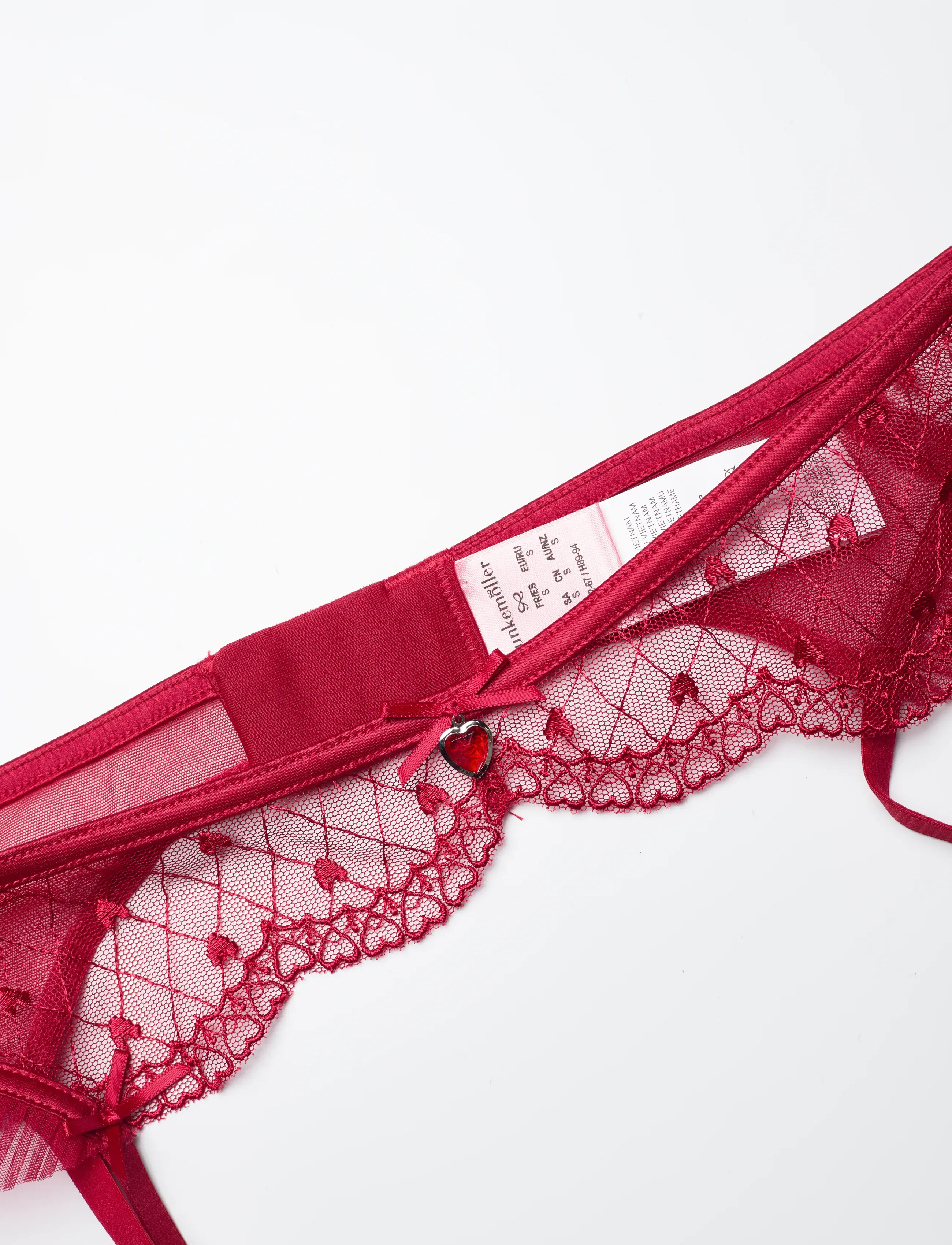 Hunkemöller - Cordelie Suspender - pasy do pończoch - chili pepper - 5