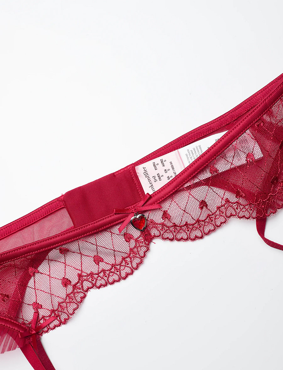 Hunkemöller - Cordelie Suspender - pasy do pończoch - chili pepper - 5