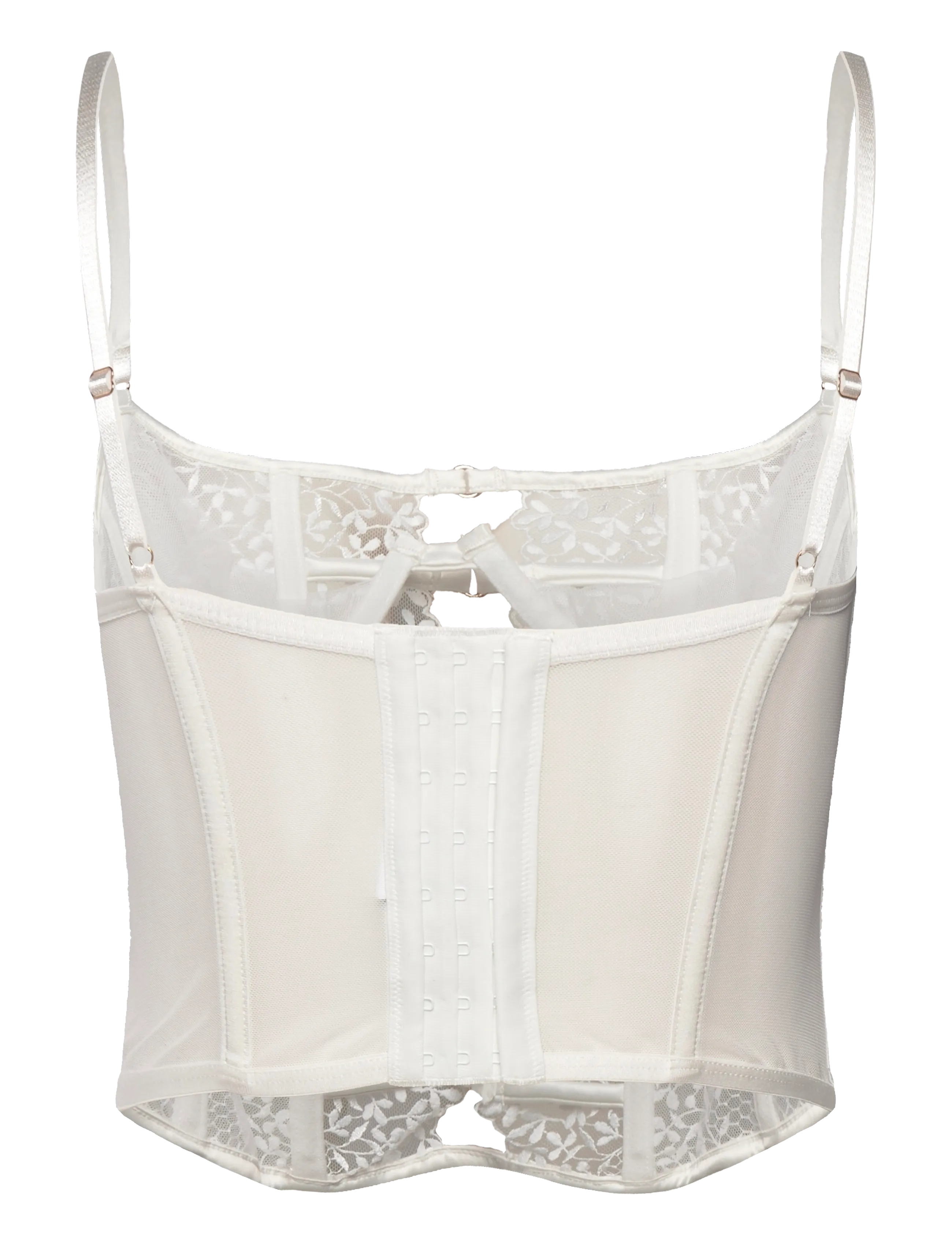Hunkemöller - Kristina Up Bustier - beha's met beugels - snow white - 1