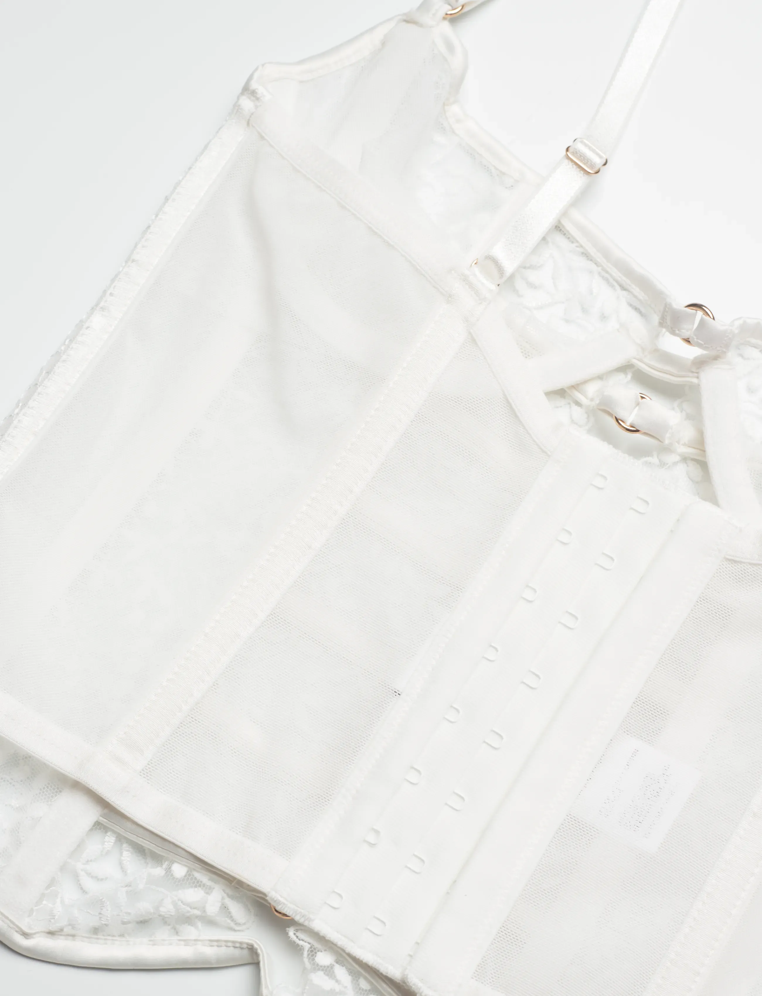 Hunkemöller - Kristina Up Bustier - beha's met beugels - snow white - 3